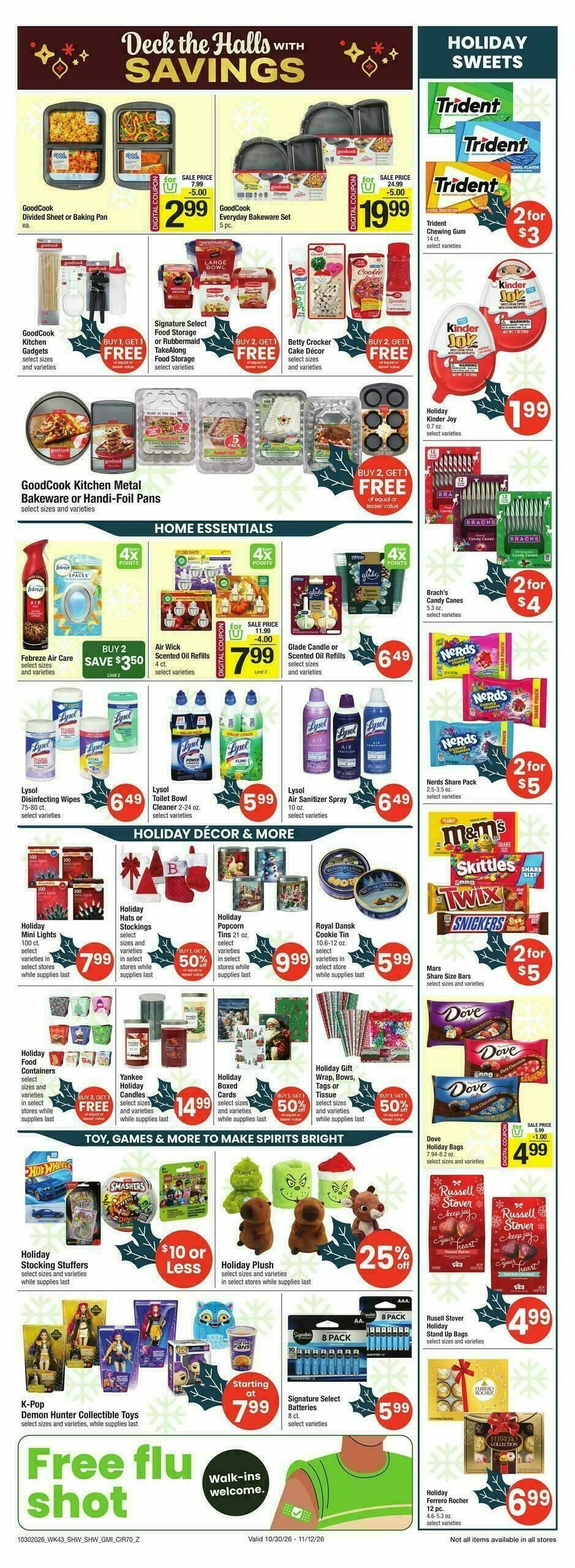 Shaw's Weekly Ad from October 30