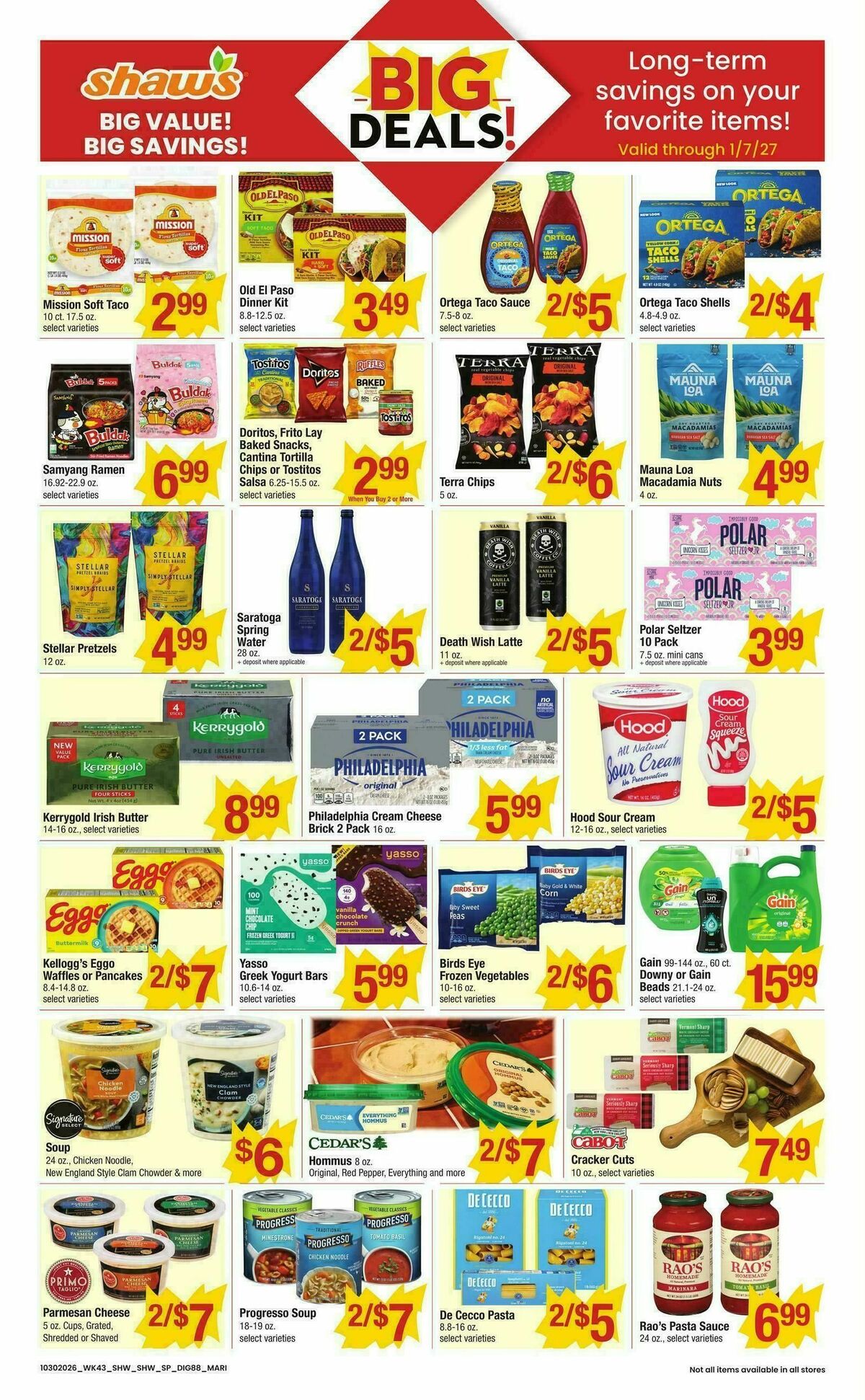 Shaw's Weekly Ad from October 30