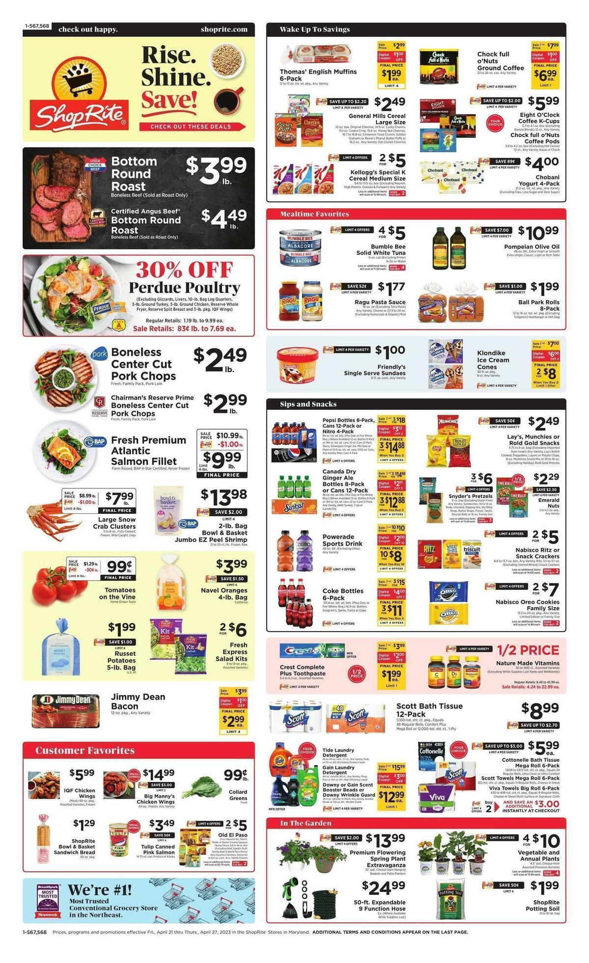 ShopRite Weekly Ad from April 21