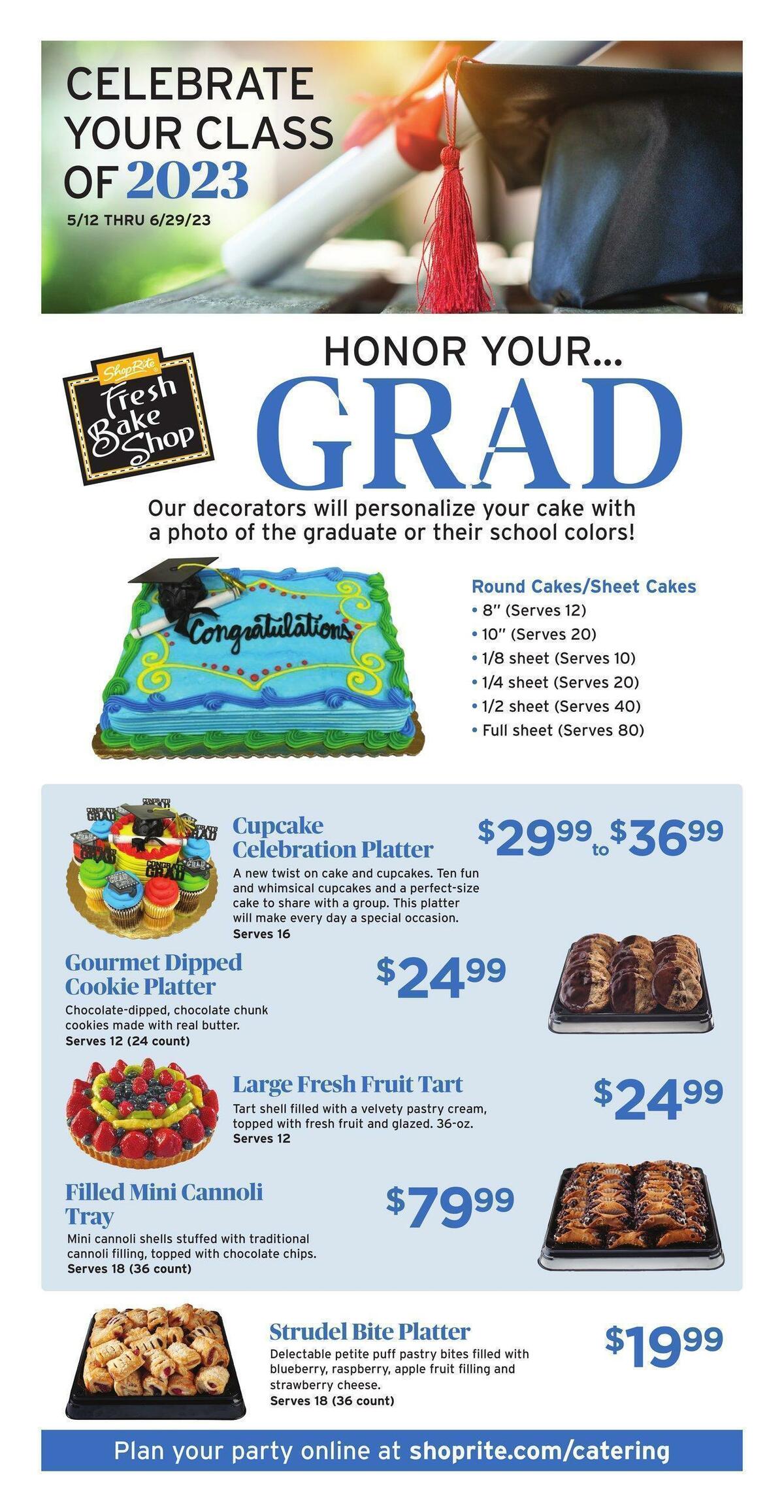 ShopRite Graduation Celebrations Weekly Ad from May 12