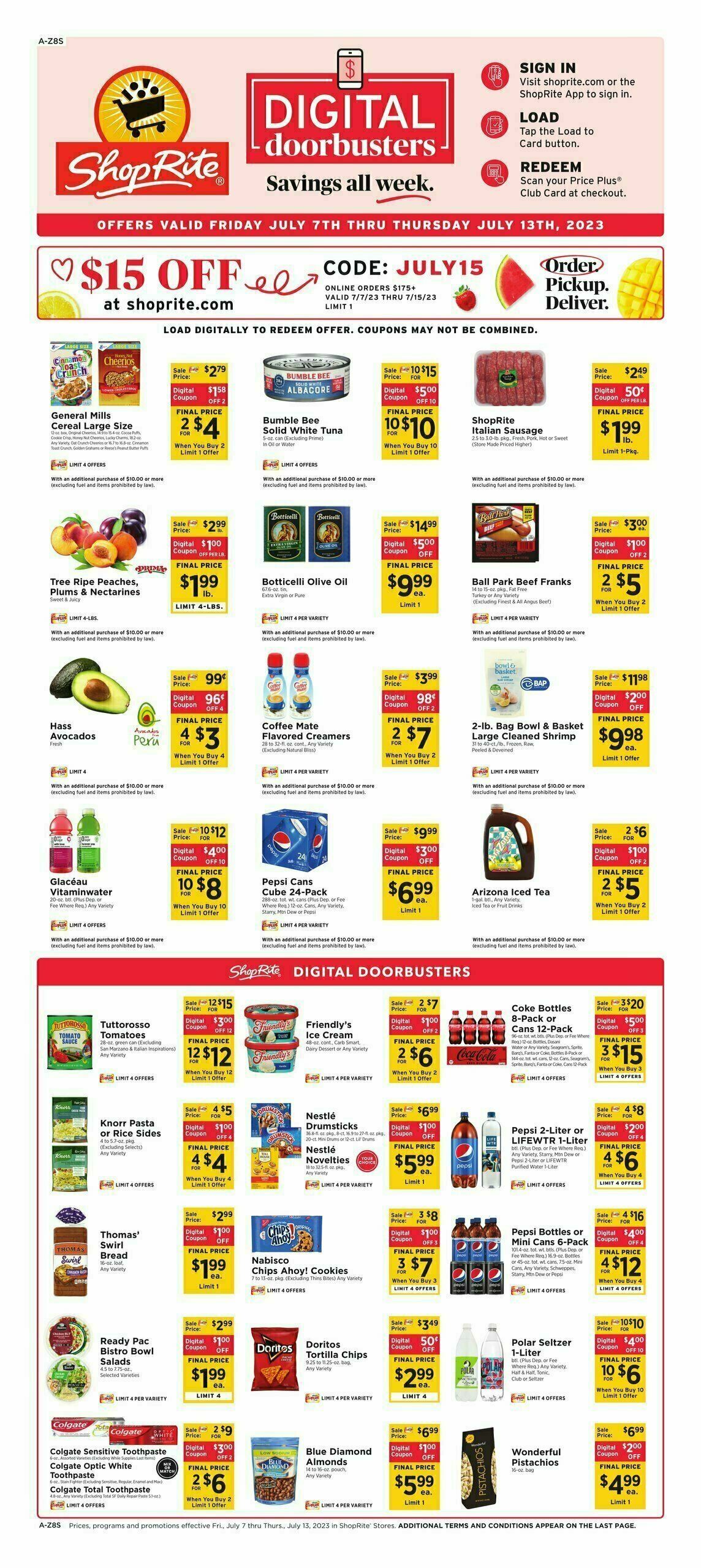 ShopRite Weekly Ad from July 7