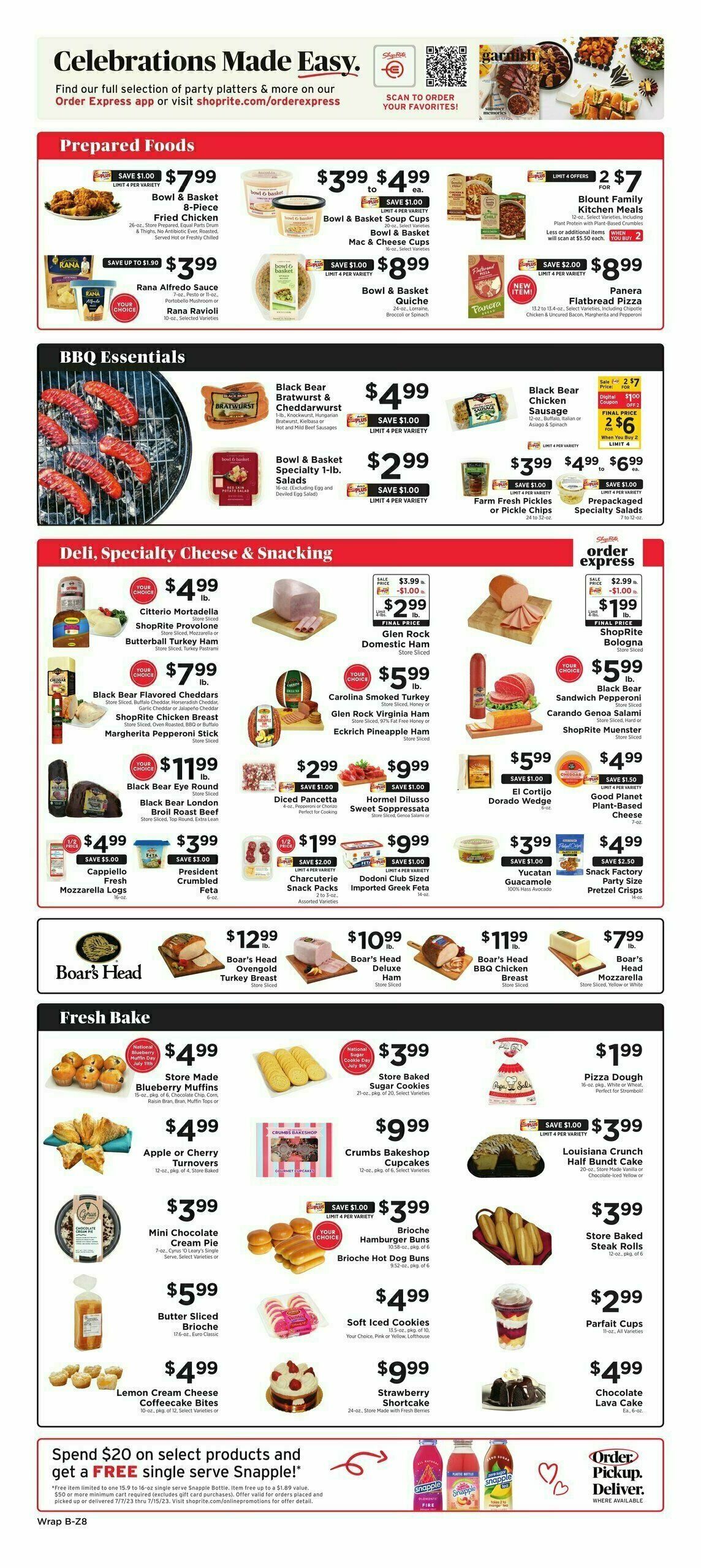 ShopRite Weekly Ad from July 7