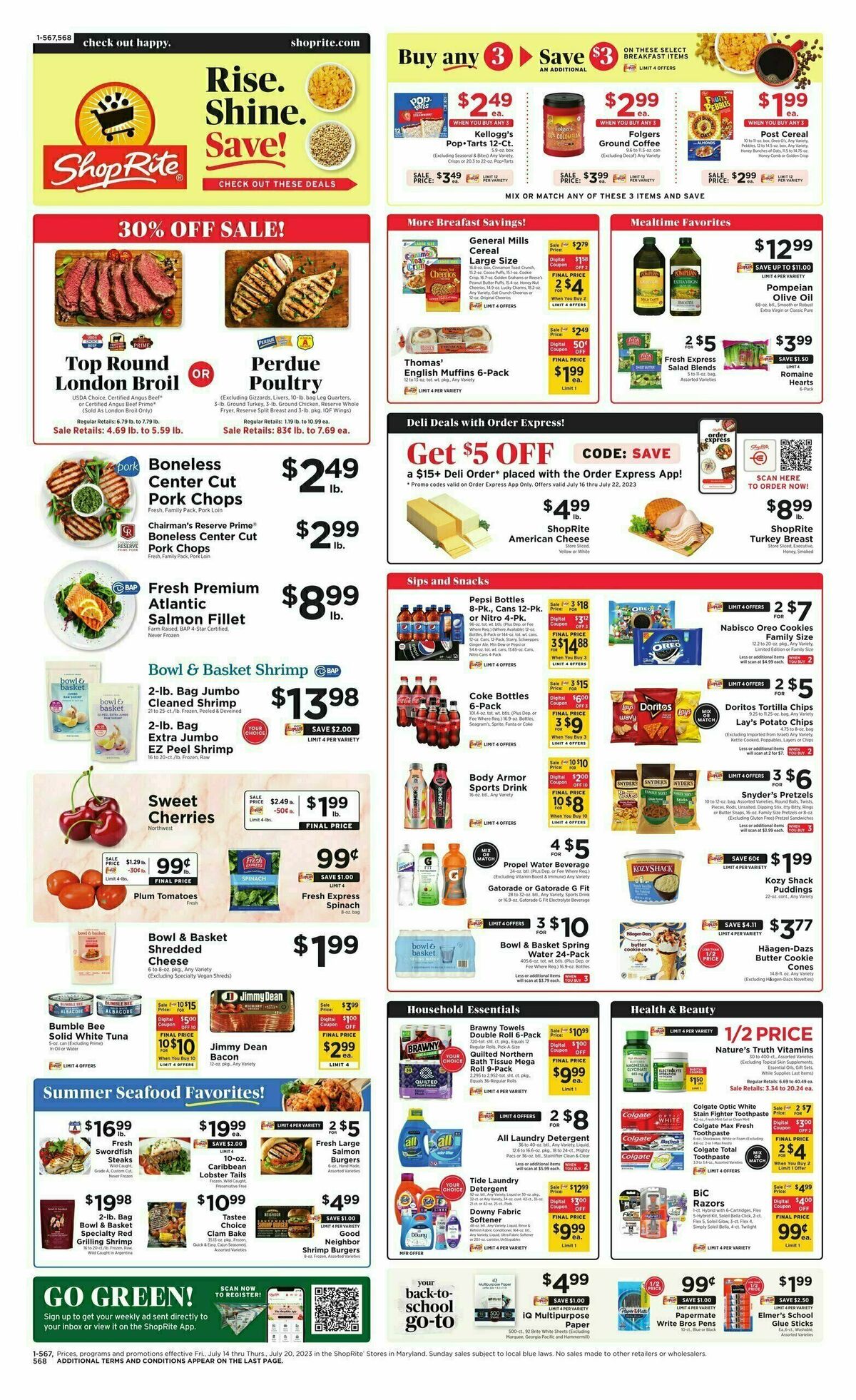 ShopRite Weekly Ad from July 14