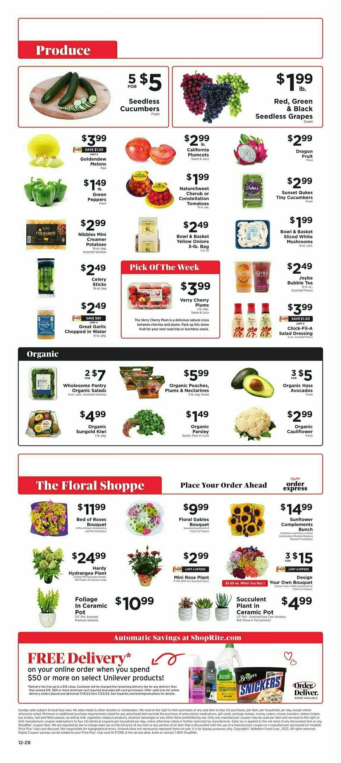 ShopRite Weekly Ad from July 14