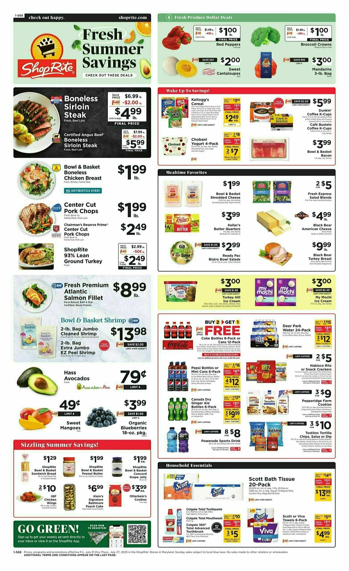 ShopRite Weekly Ad from July 21