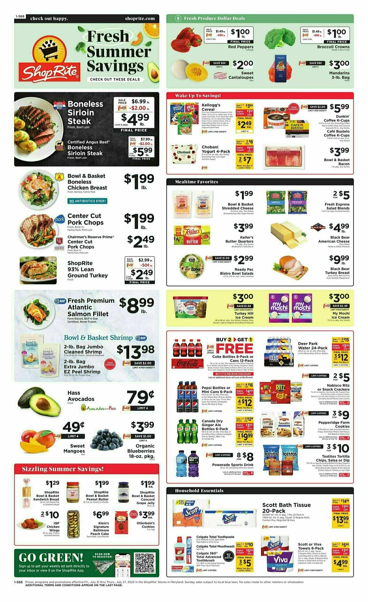 ShopRite Weekly Ad from July 21