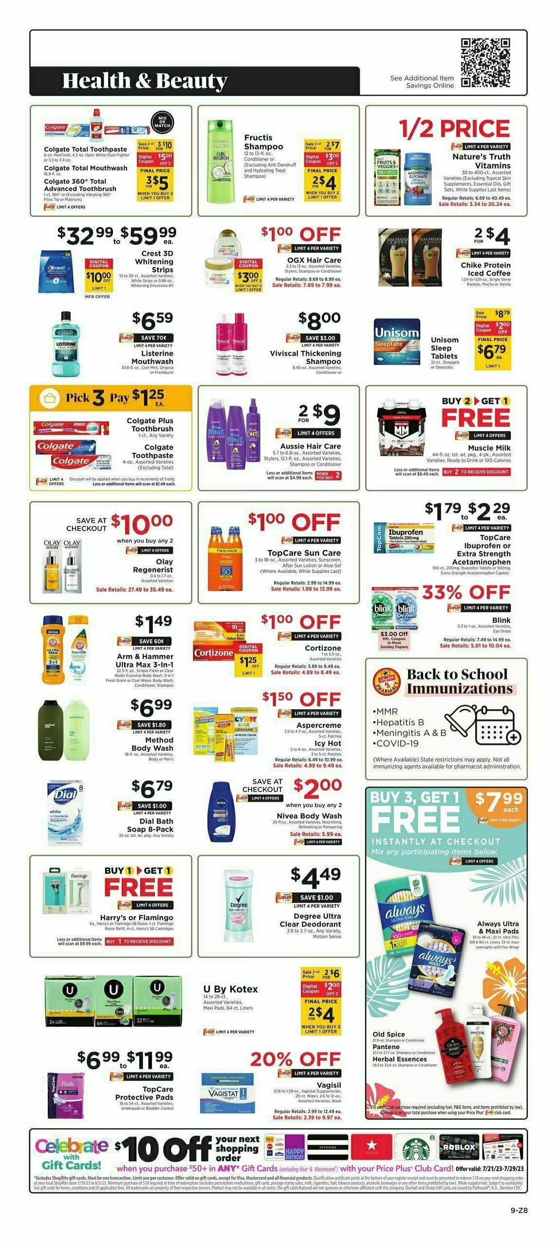 ShopRite Weekly Ad from July 21