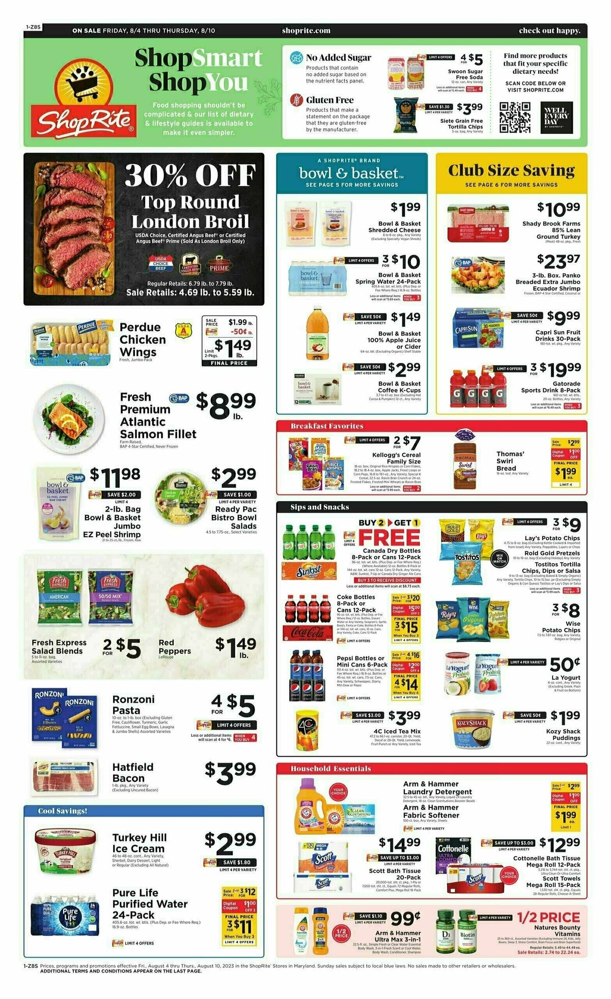 ShopRite Weekly Ad from August 4