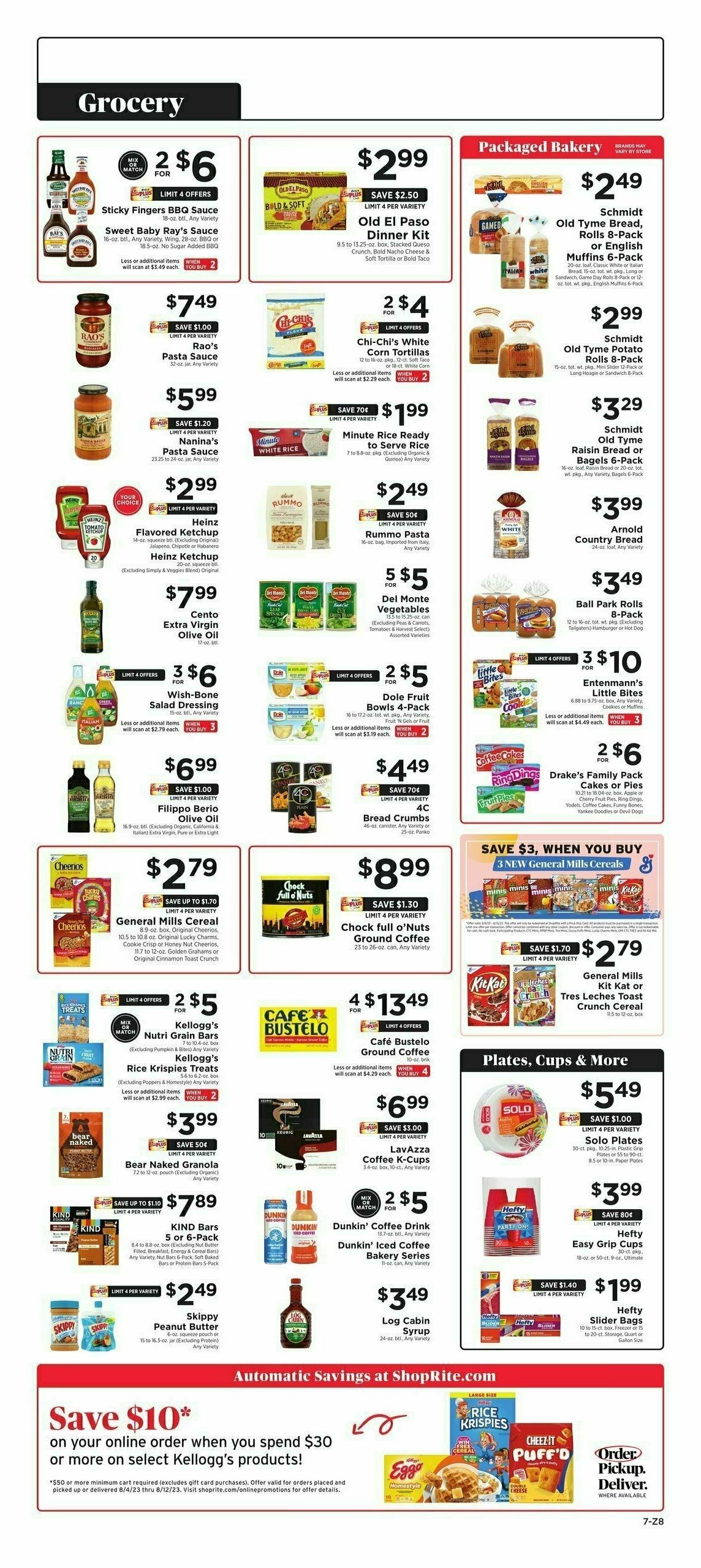 ShopRite Weekly Ad from August 4