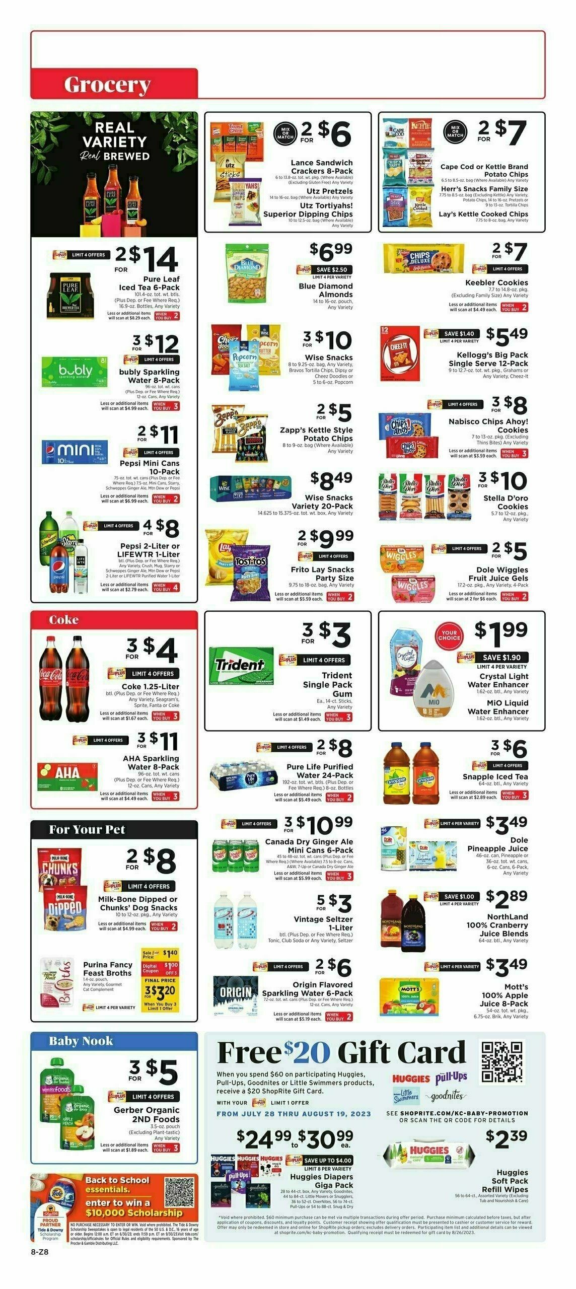 ShopRite Weekly Ad from August 4