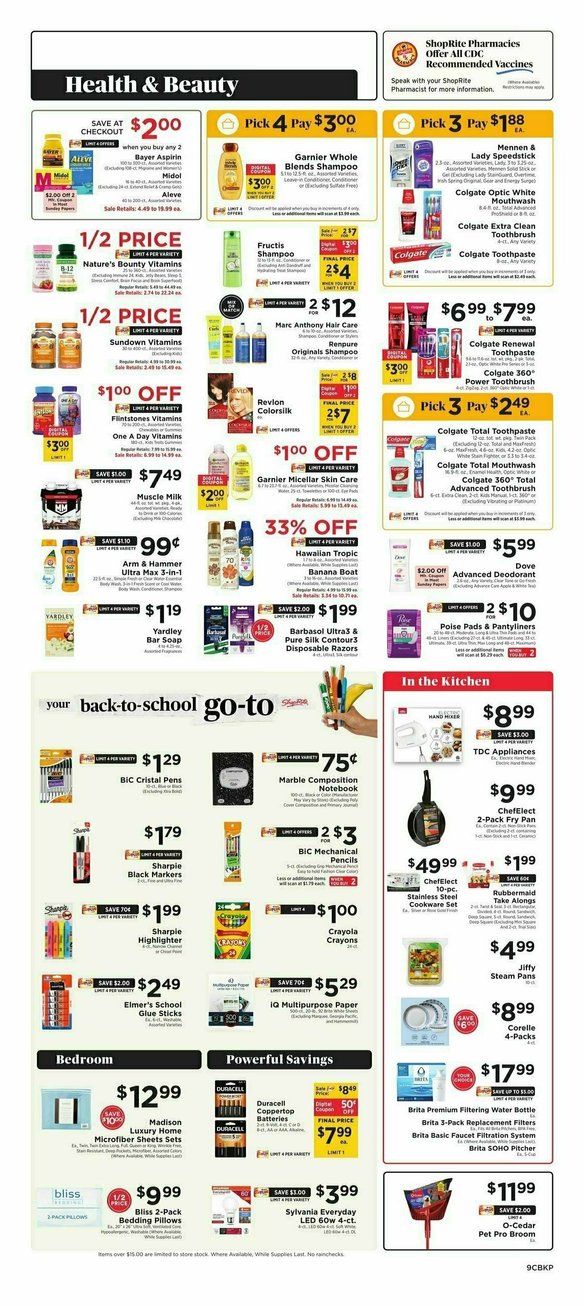ShopRite Weekly Ad from August 4
