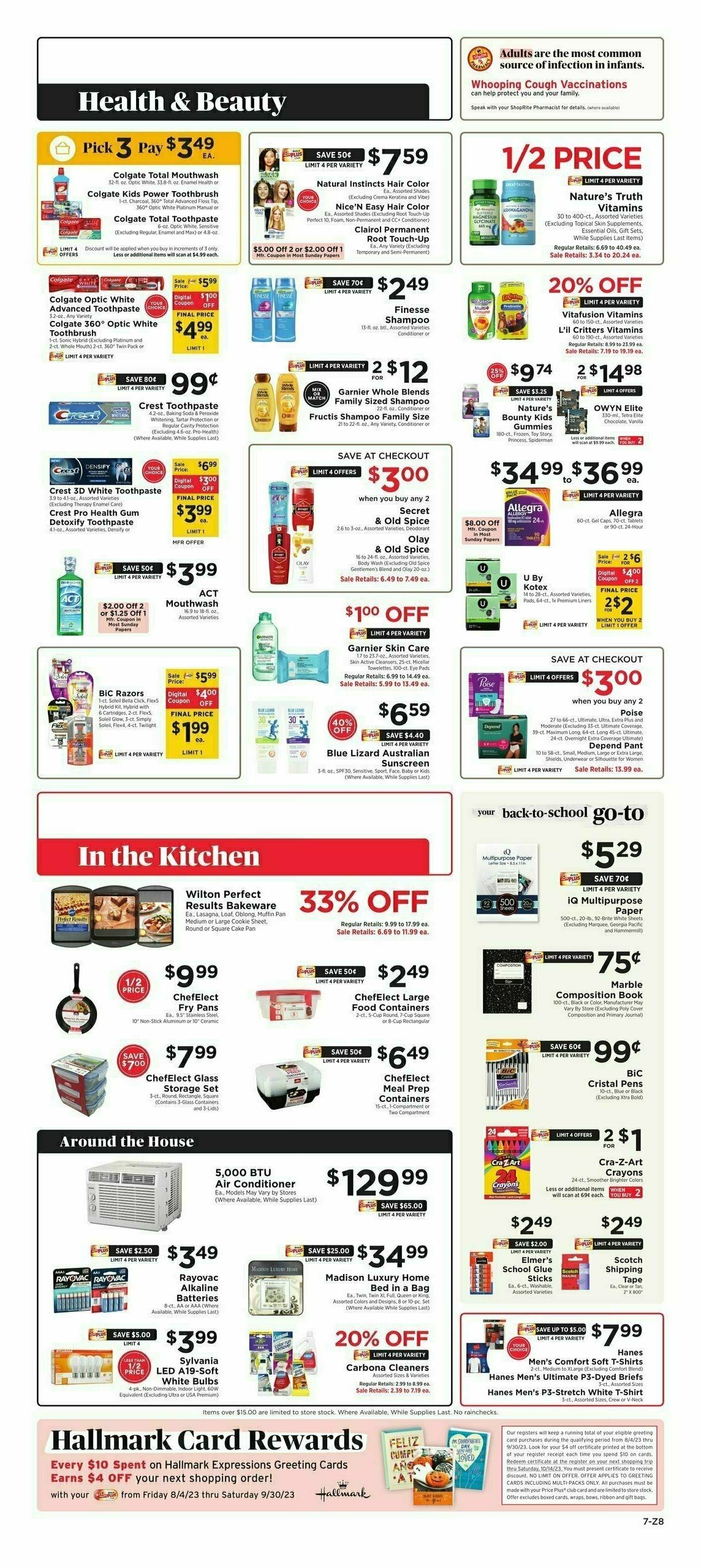 ShopRite Weekly Ad from August 11
