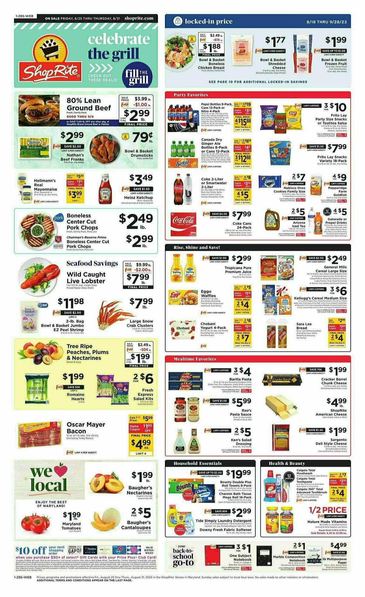 ShopRite Weekly Ad from August 25