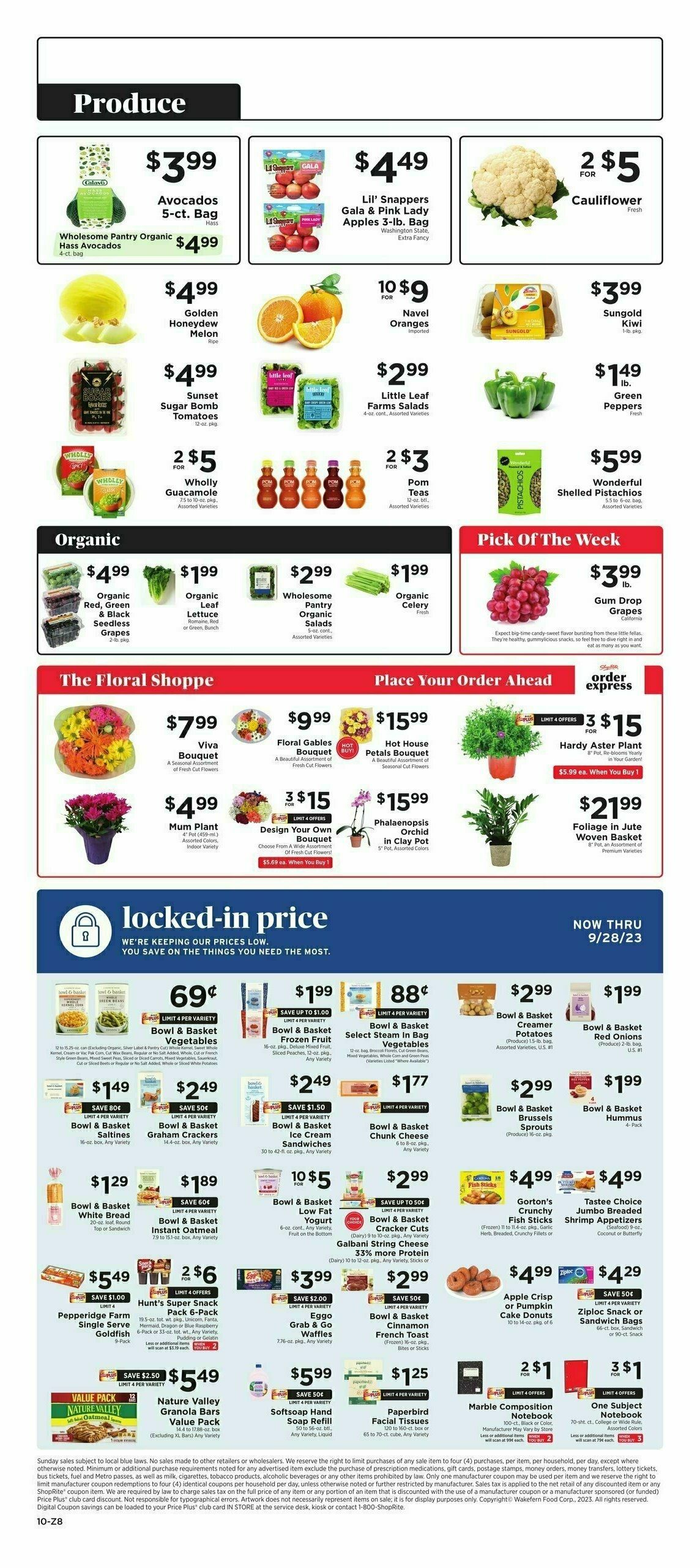 ShopRite Weekly Ad from August 25