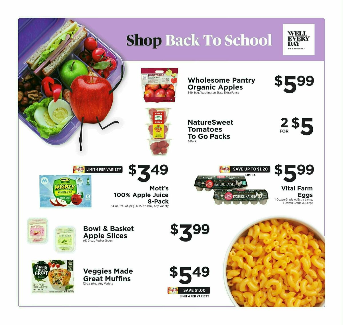 ShopRite Weekly Ad from August 25