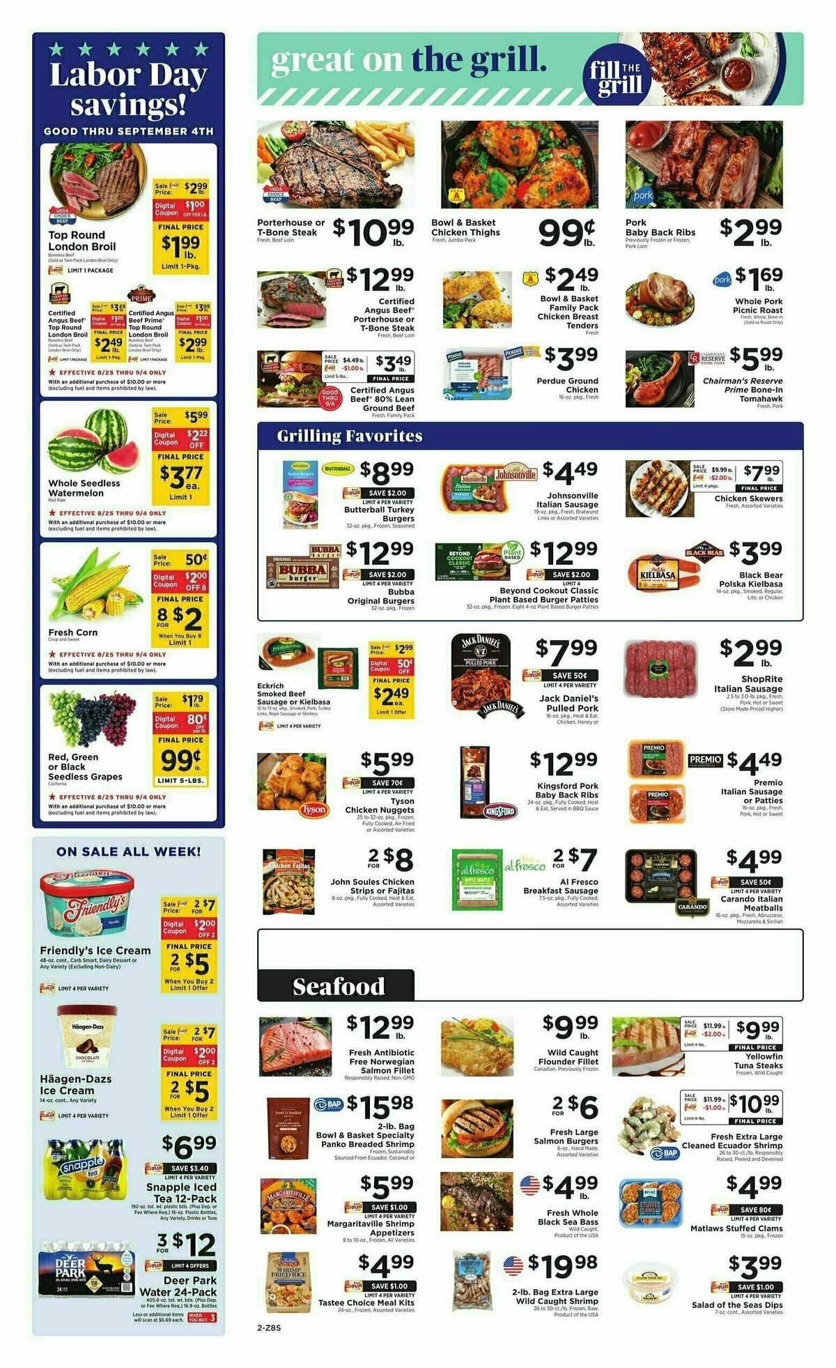 ShopRite Weekly Ad from August 25