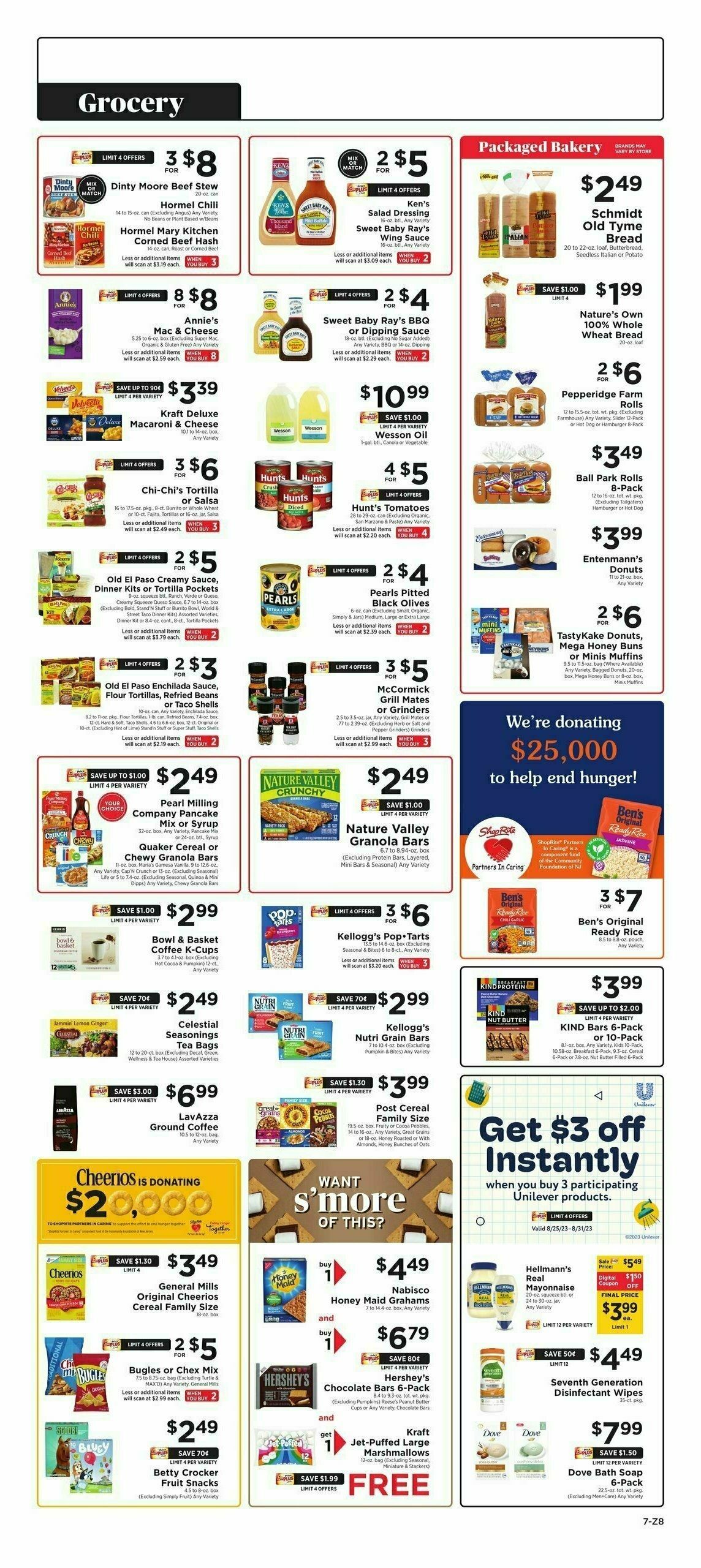 ShopRite Weekly Ad from August 25