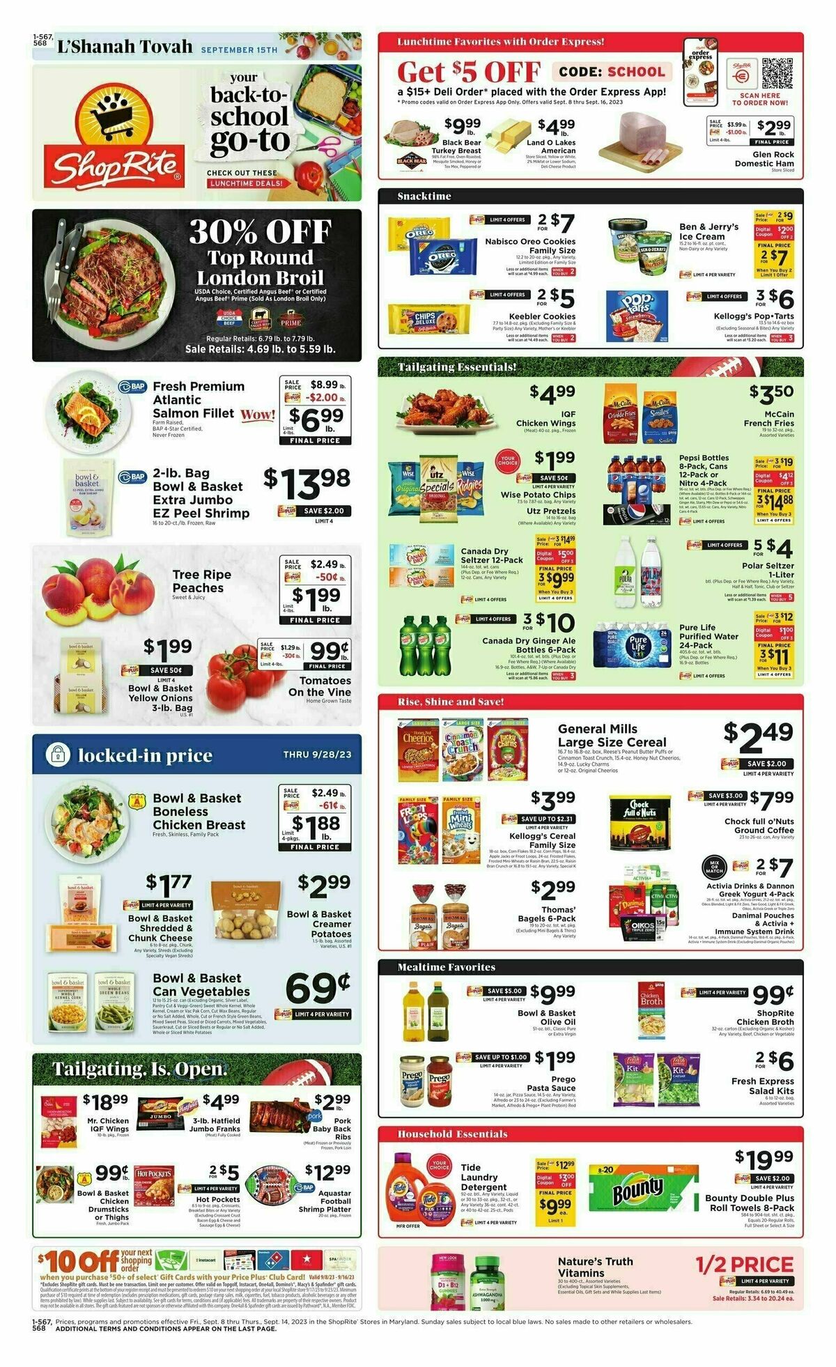 ShopRite Weekly Ad from September 8