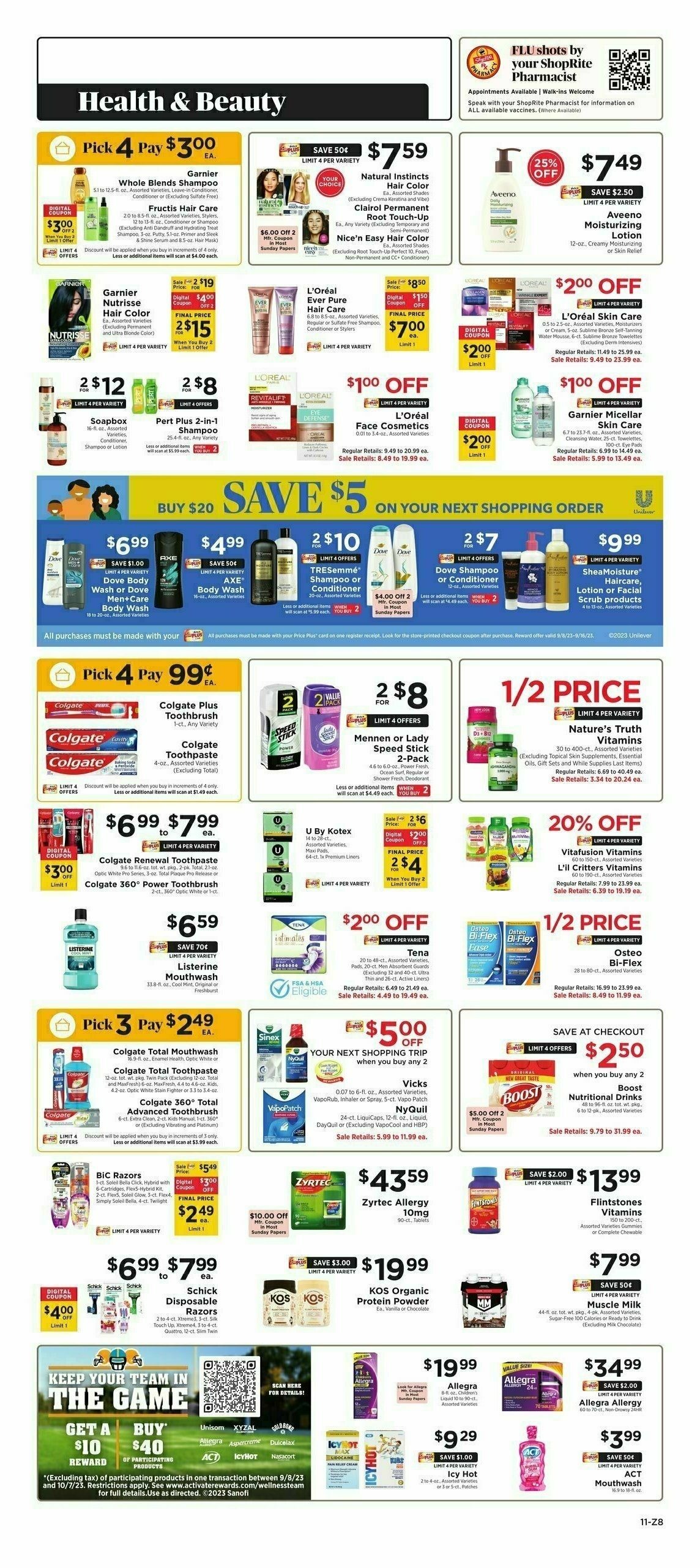 ShopRite Weekly Ad from September 8