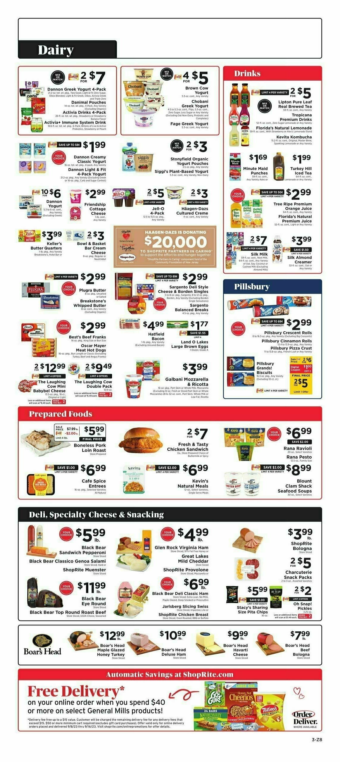ShopRite Weekly Ad from September 8