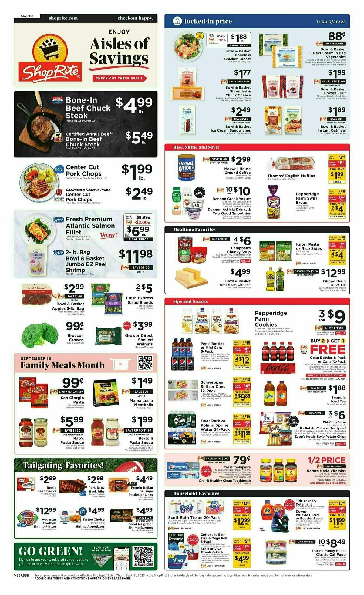 ShopRite Weekly Ad from September 15