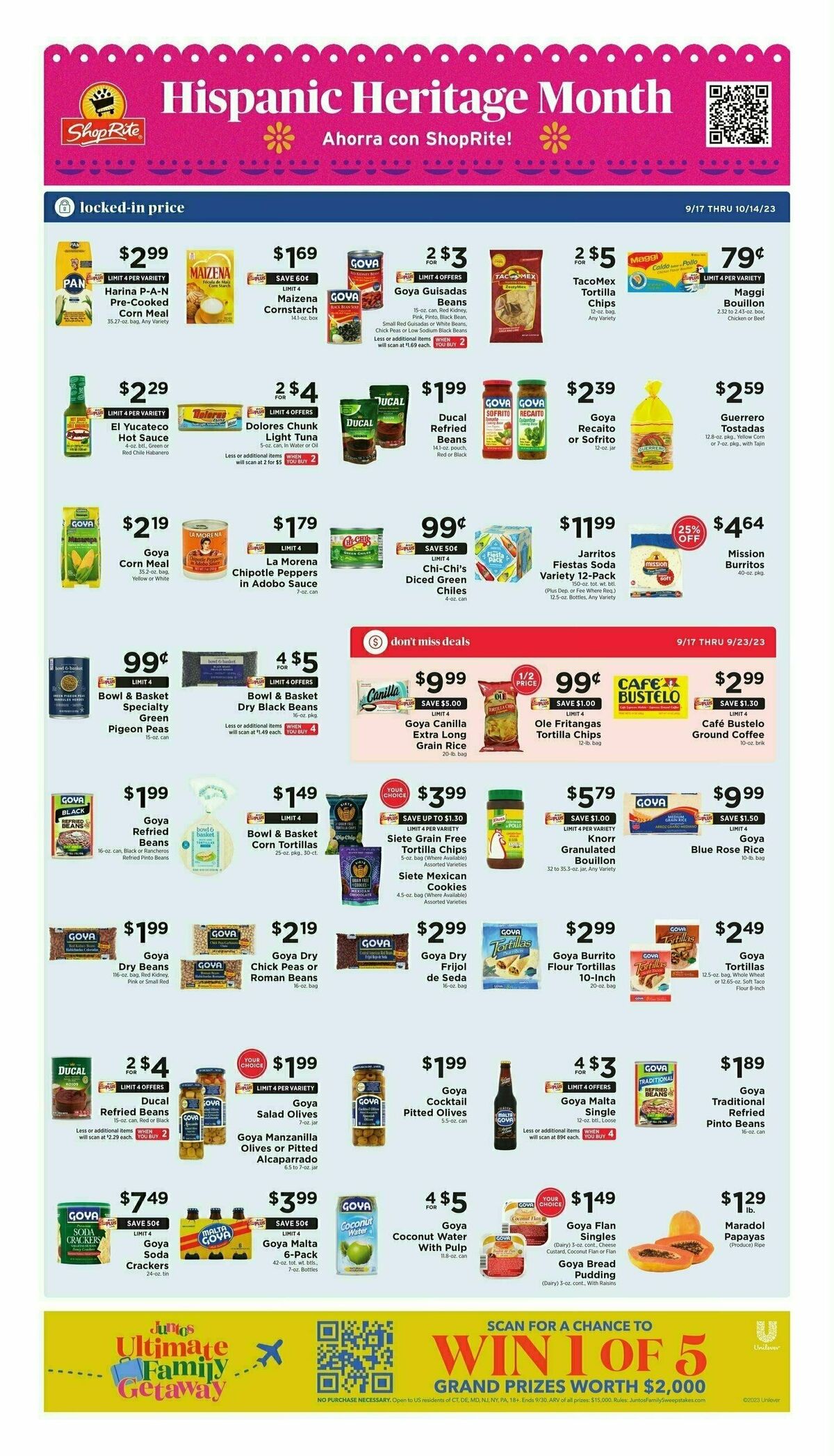 ShopRite Weekly Ad from September 15