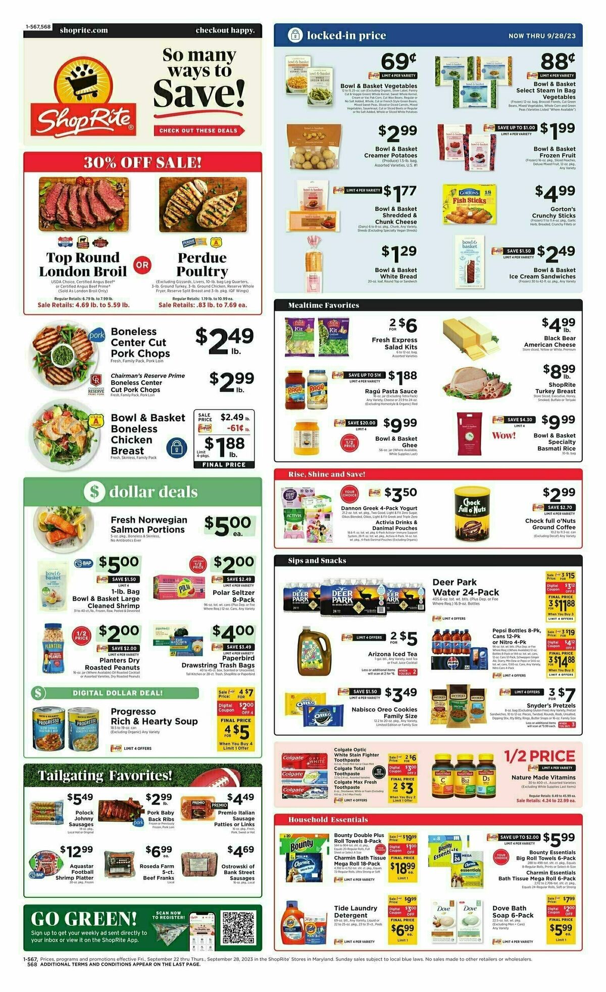 ShopRite Weekly Ad from September 22