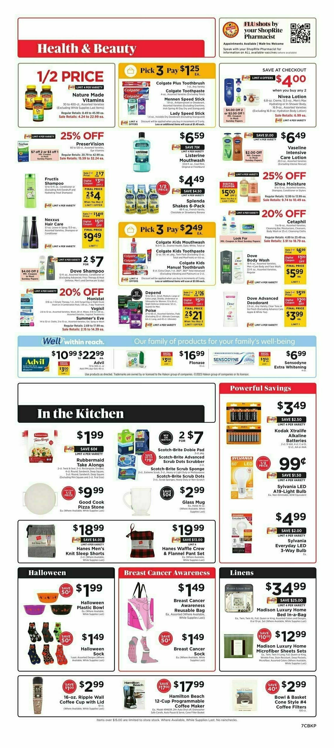 ShopRite Weekly Ad from September 22