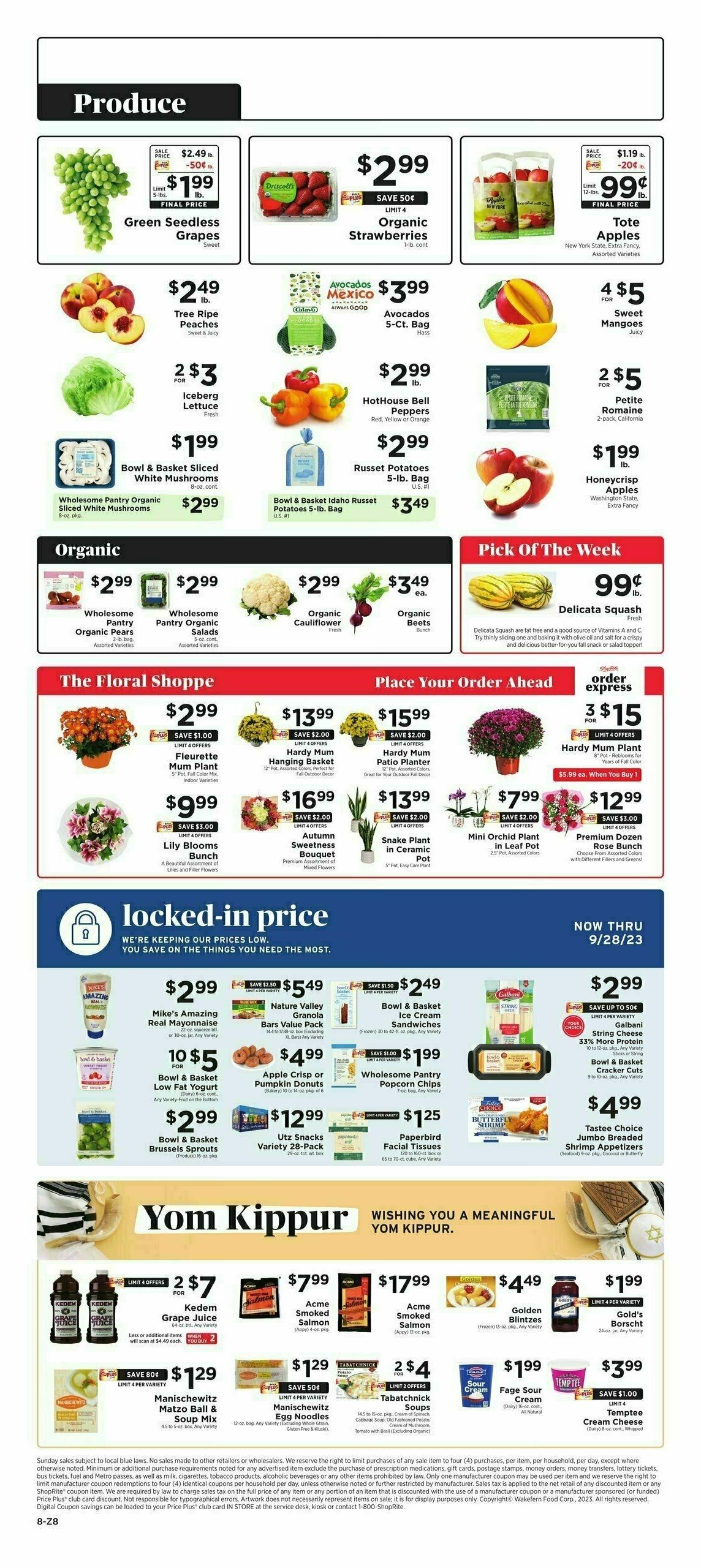 ShopRite Weekly Ad from September 22
