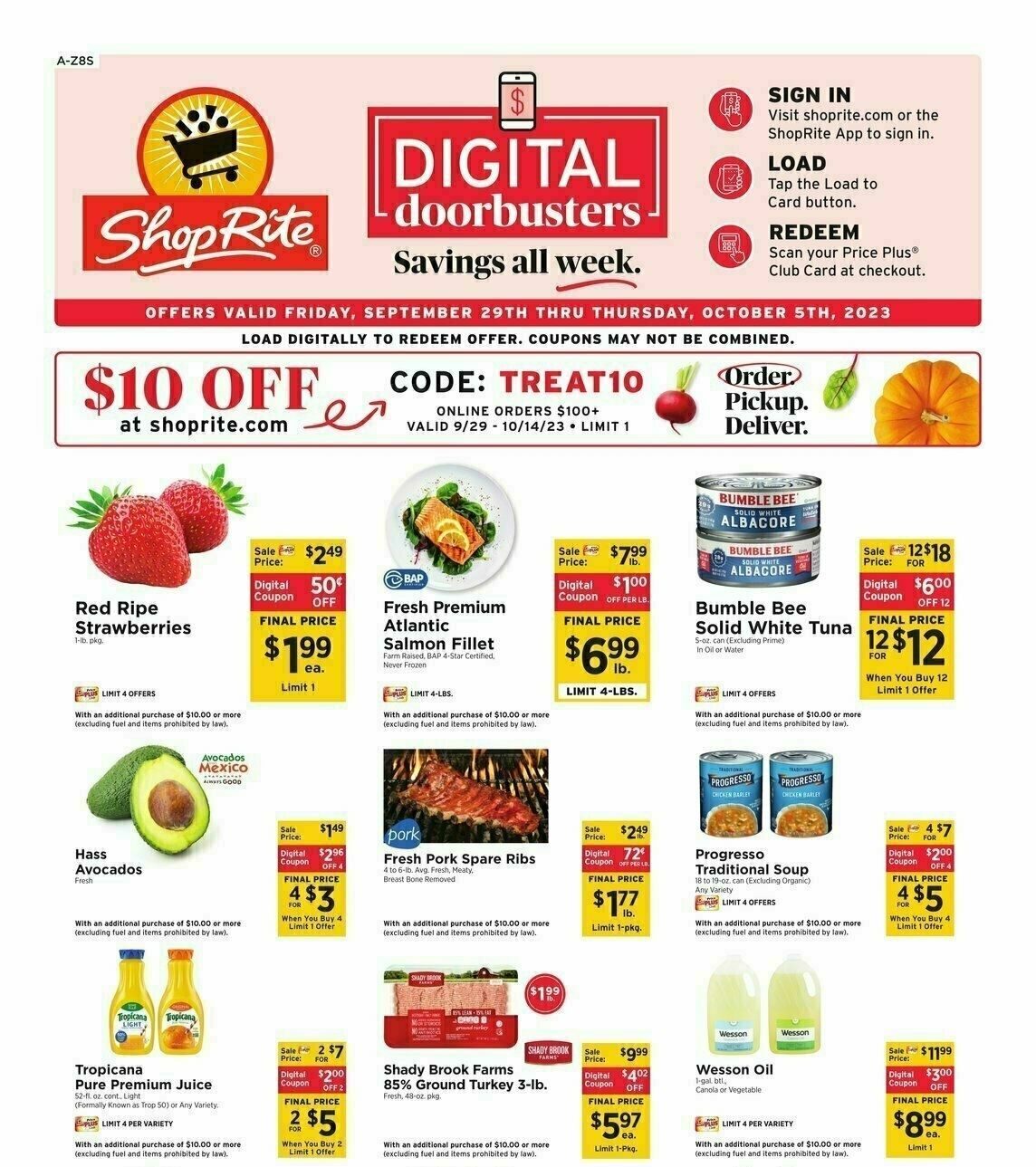 ShopRite Weekly Ad from September 29