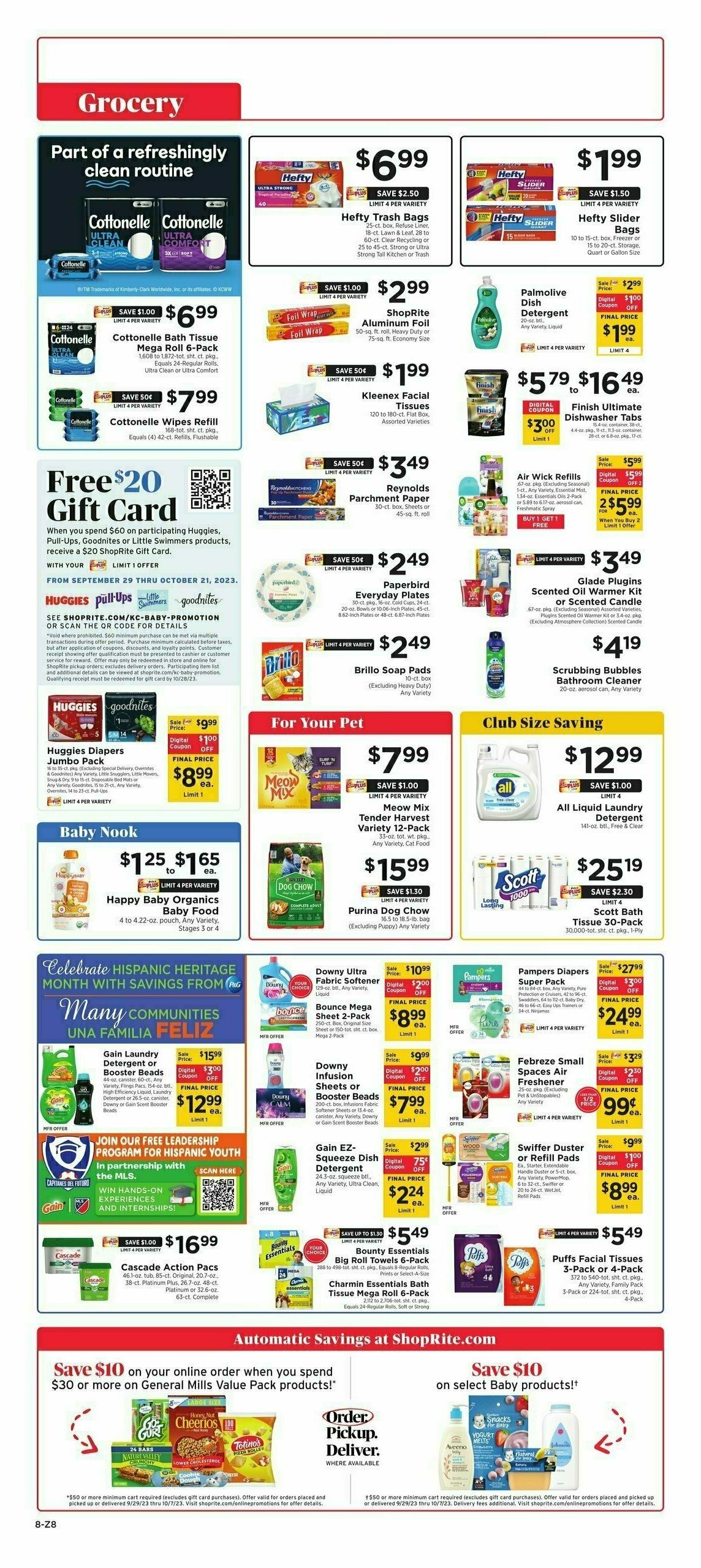 ShopRite Weekly Ad from September 29