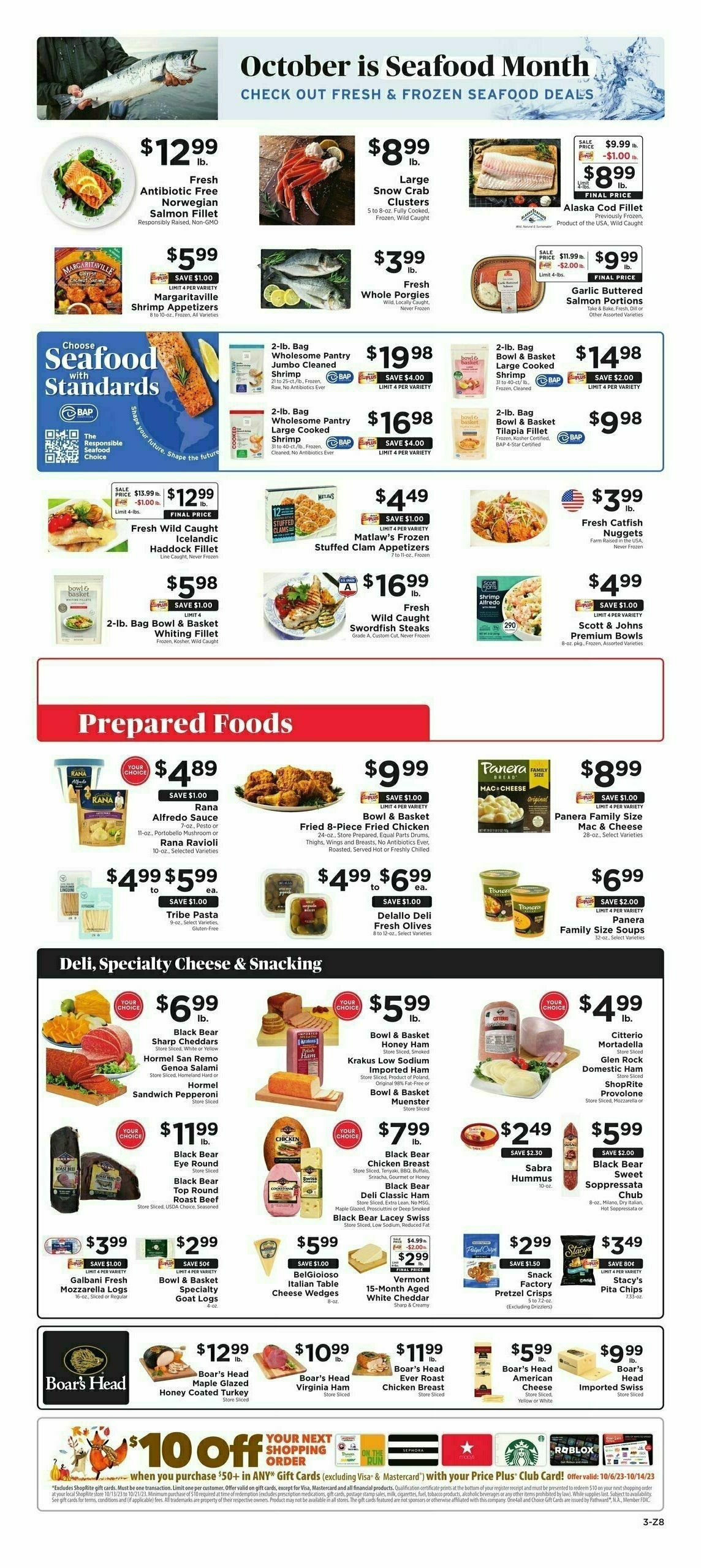 ShopRite Weekly Ad from October 6