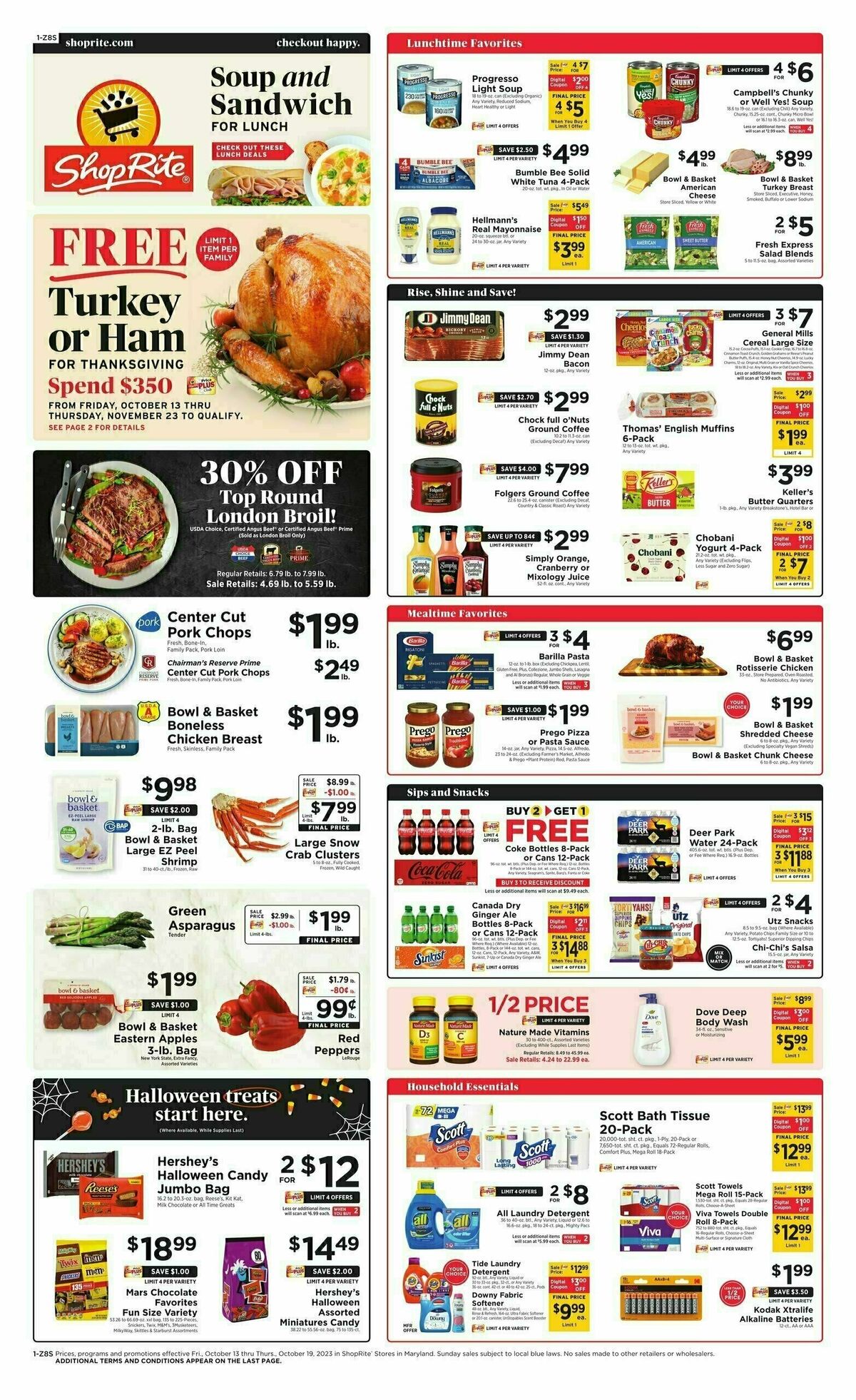 ShopRite Weekly Ad from October 13