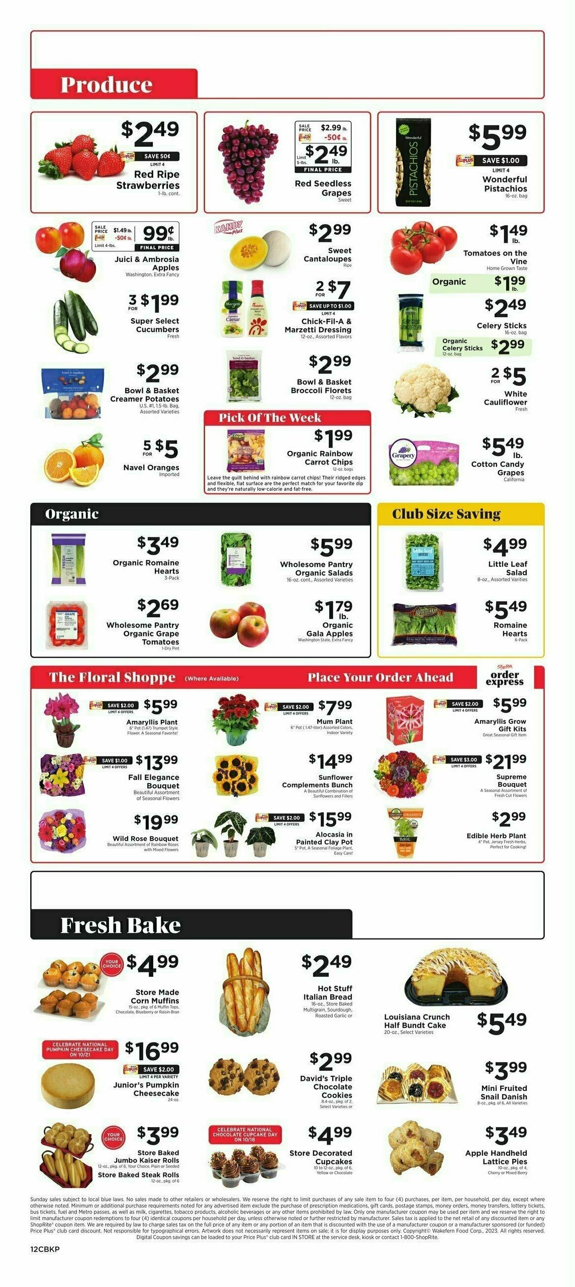 ShopRite Weekly Ad from October 13