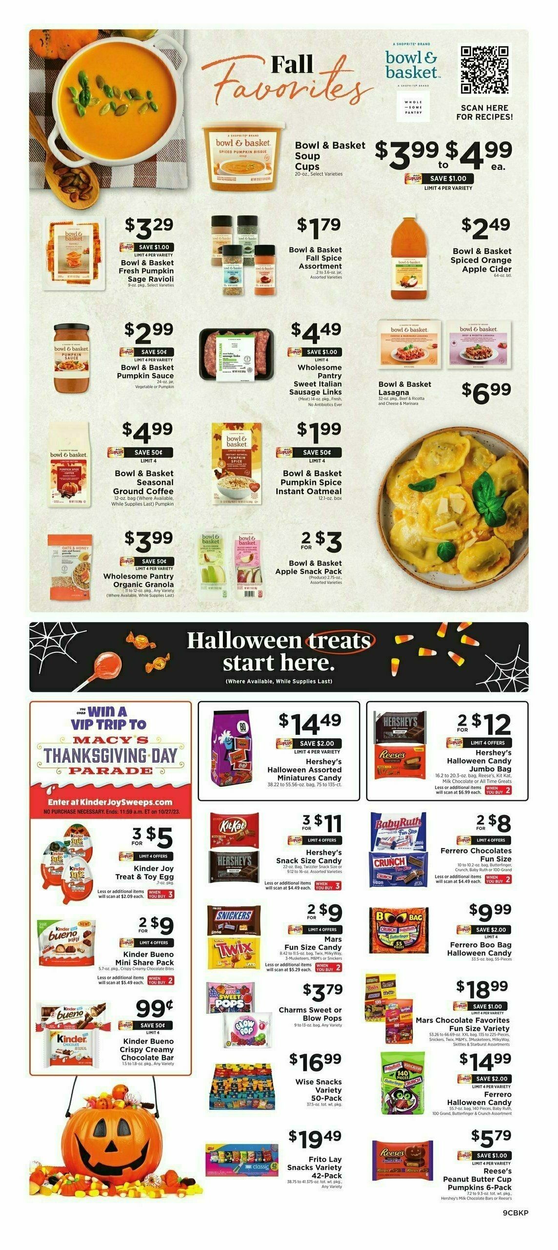 ShopRite Weekly Ad from October 13
