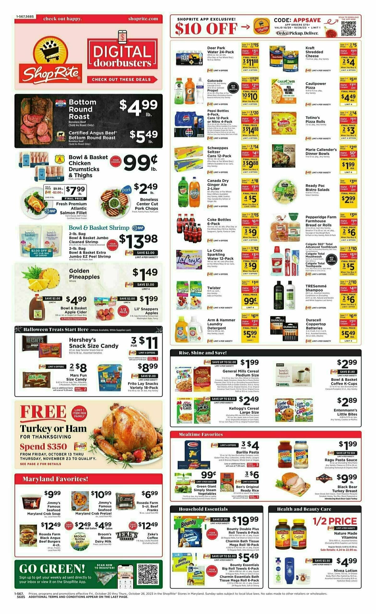 ShopRite Weekly Ad from October 20