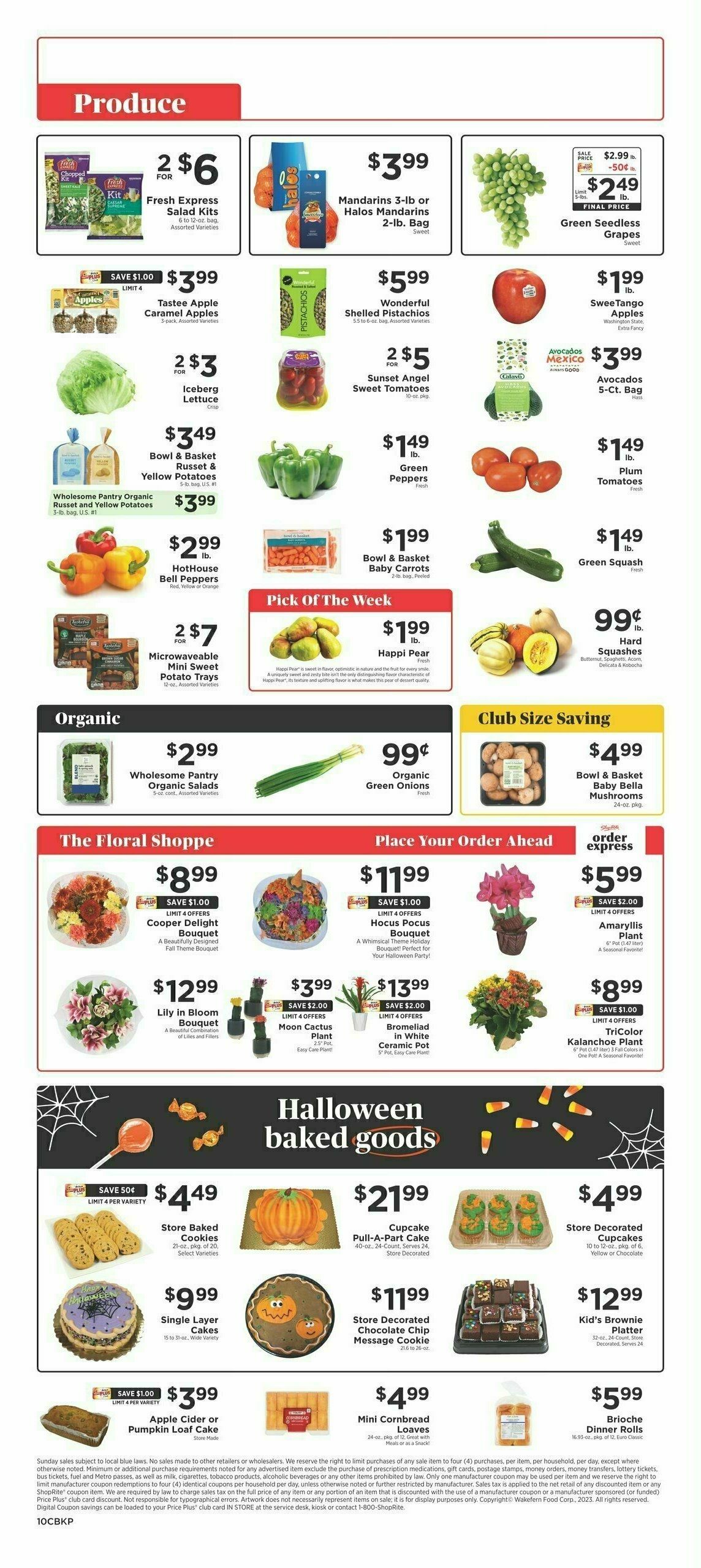 ShopRite Weekly Ad from October 20