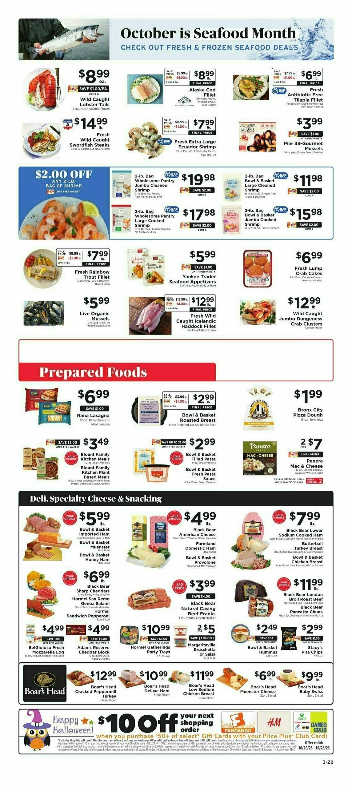ShopRite Weekly Ad from October 20