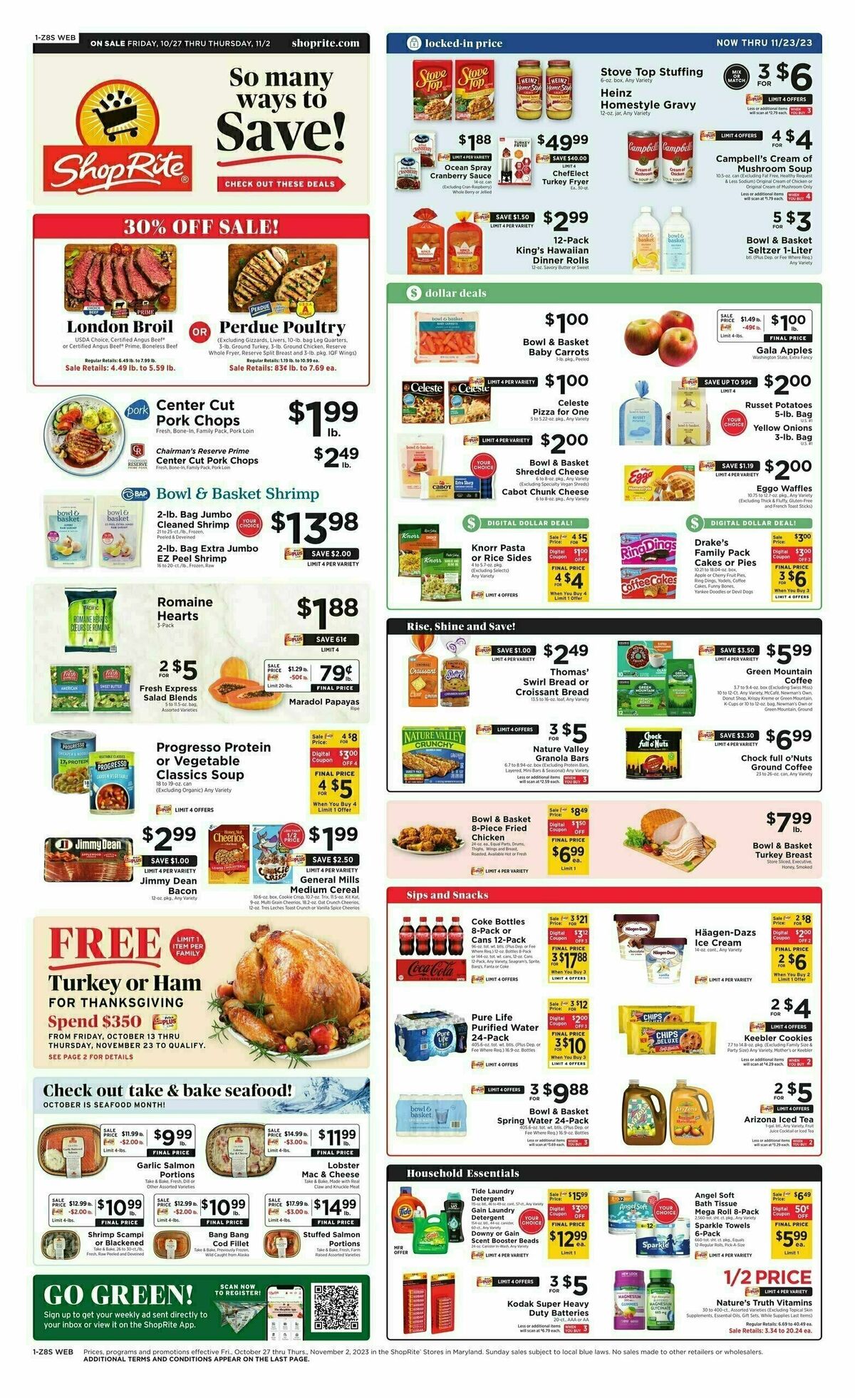 ShopRite Weekly Ad from October 27
