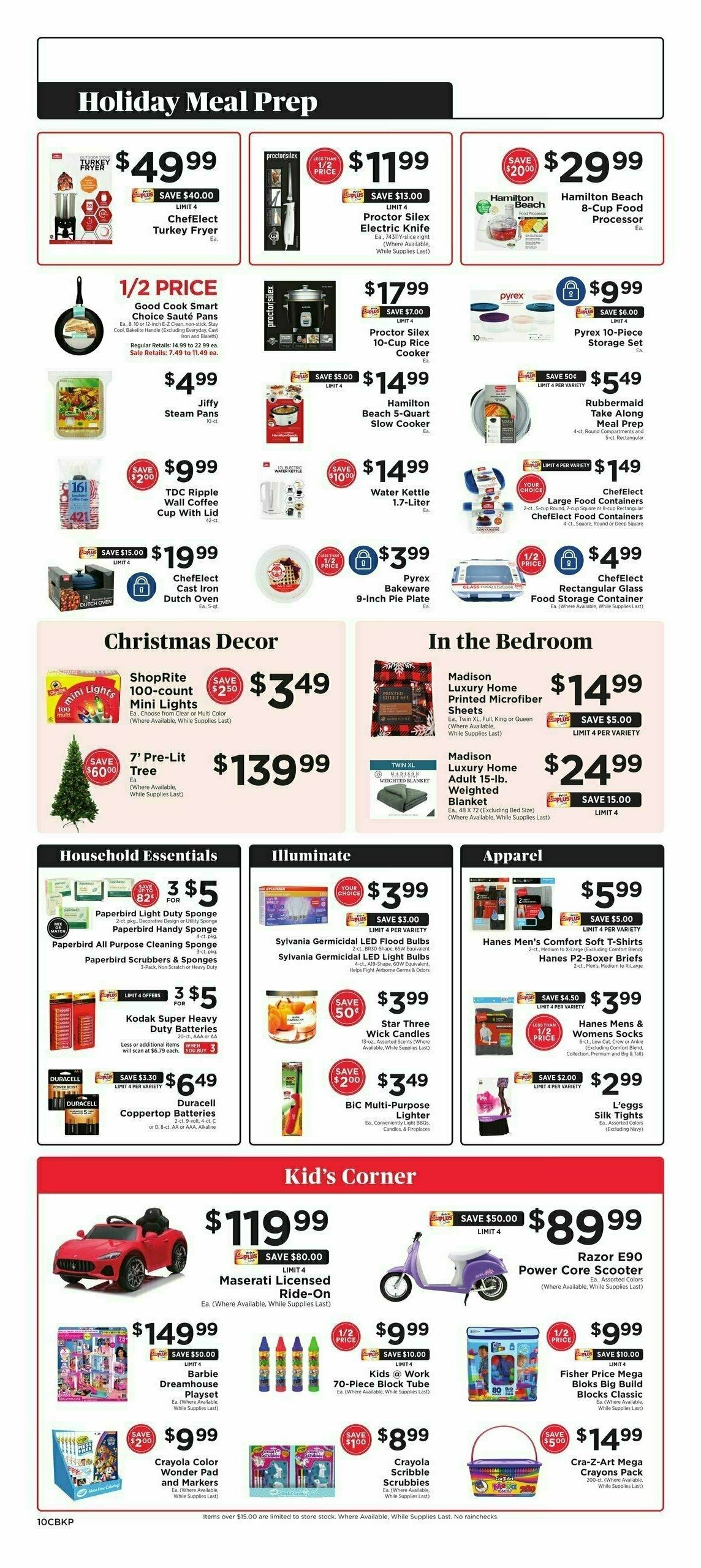 ShopRite Weekly Ad from October 27