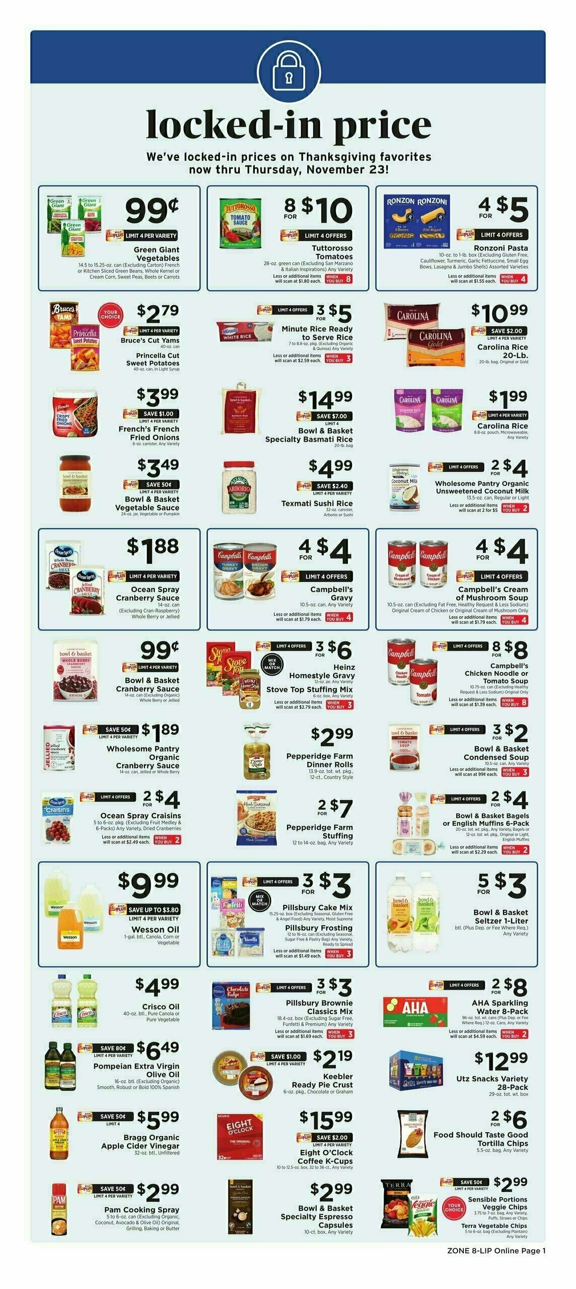 ShopRite Locked-in-Price Weekly Ad from October 27