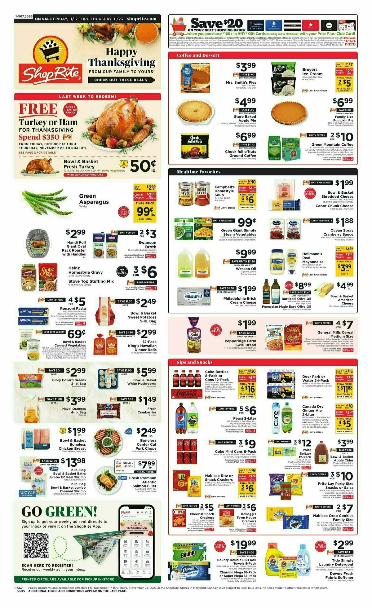 ShopRite Weekly Ad from November 17
