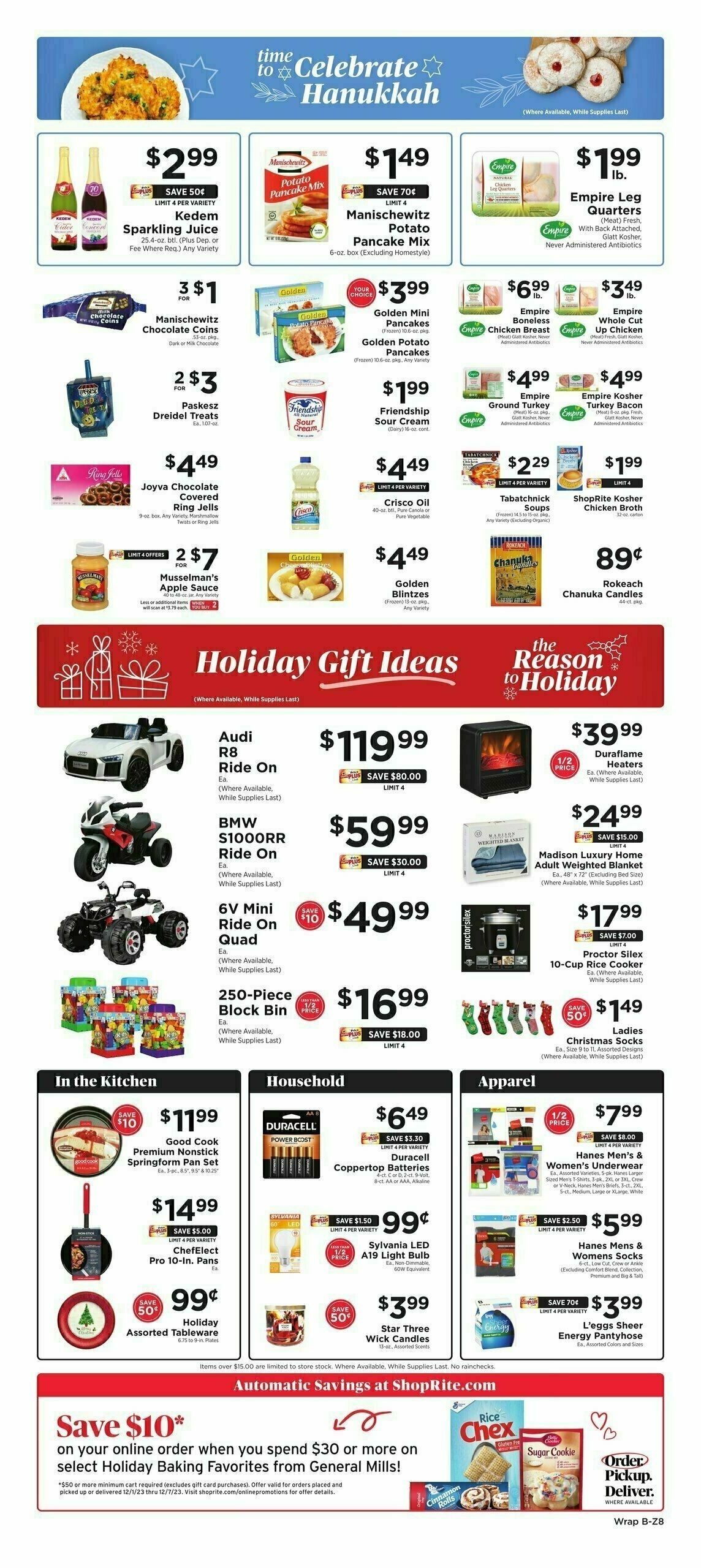 ShopRite Weekly Ad from December 1