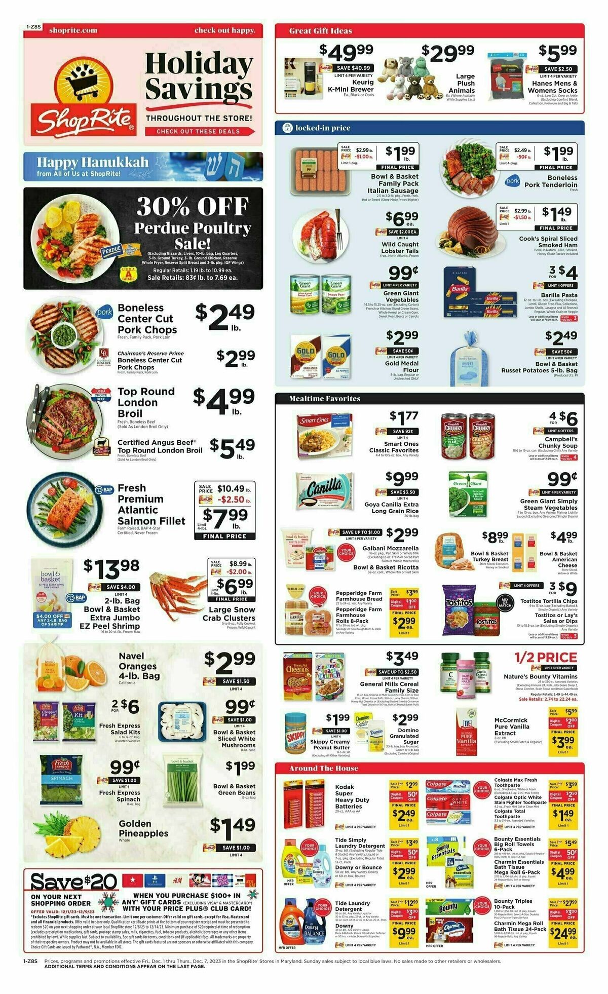 ShopRite Weekly Ad from December 1
