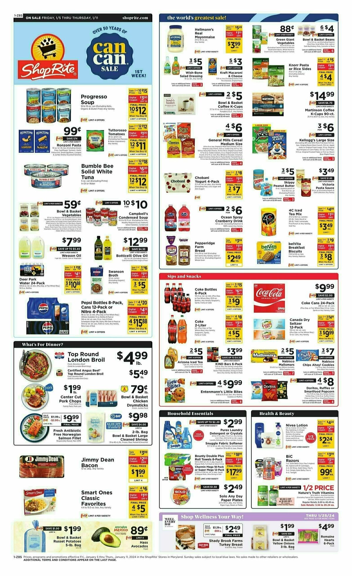 ShopRite Weekly Ad from January 5
