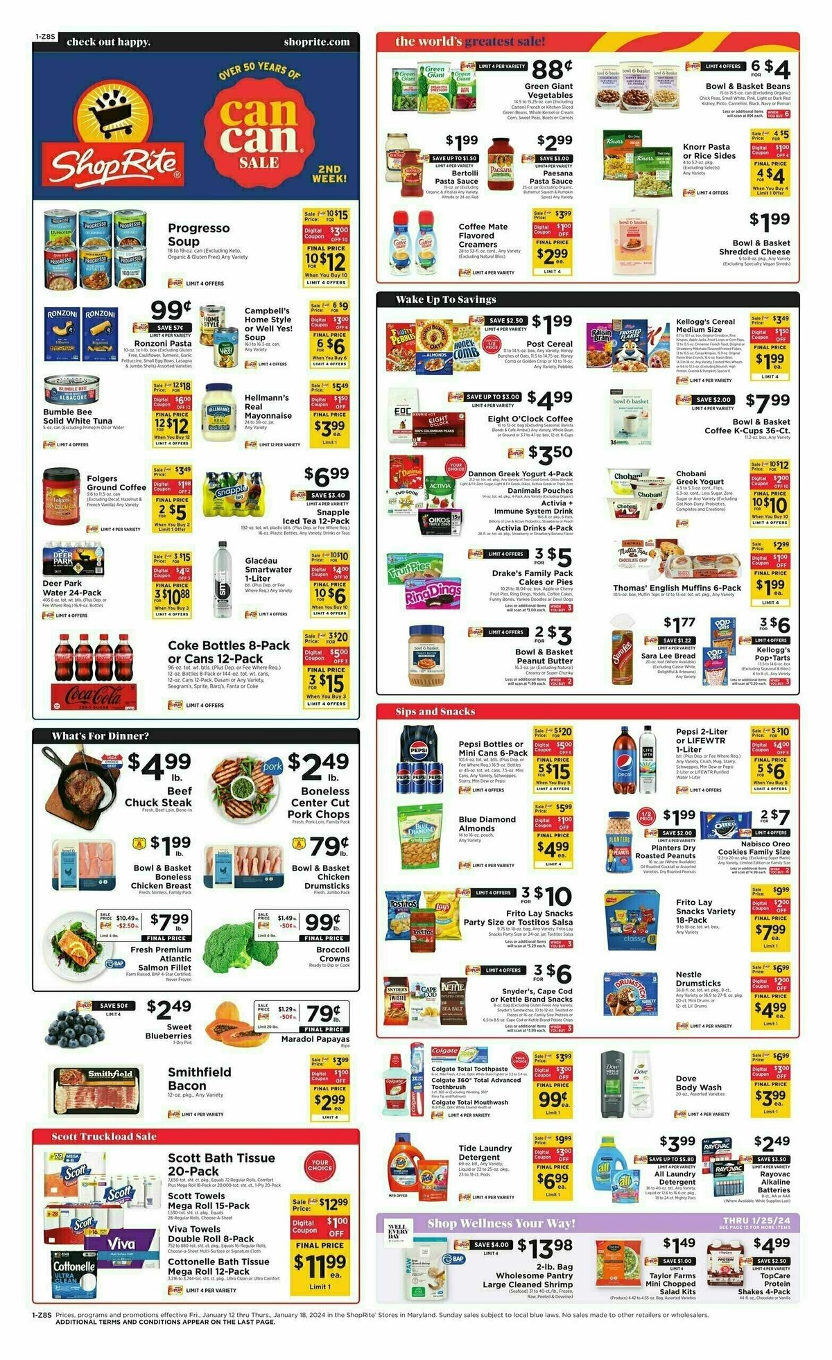 ShopRite Weekly Ad from January 12
