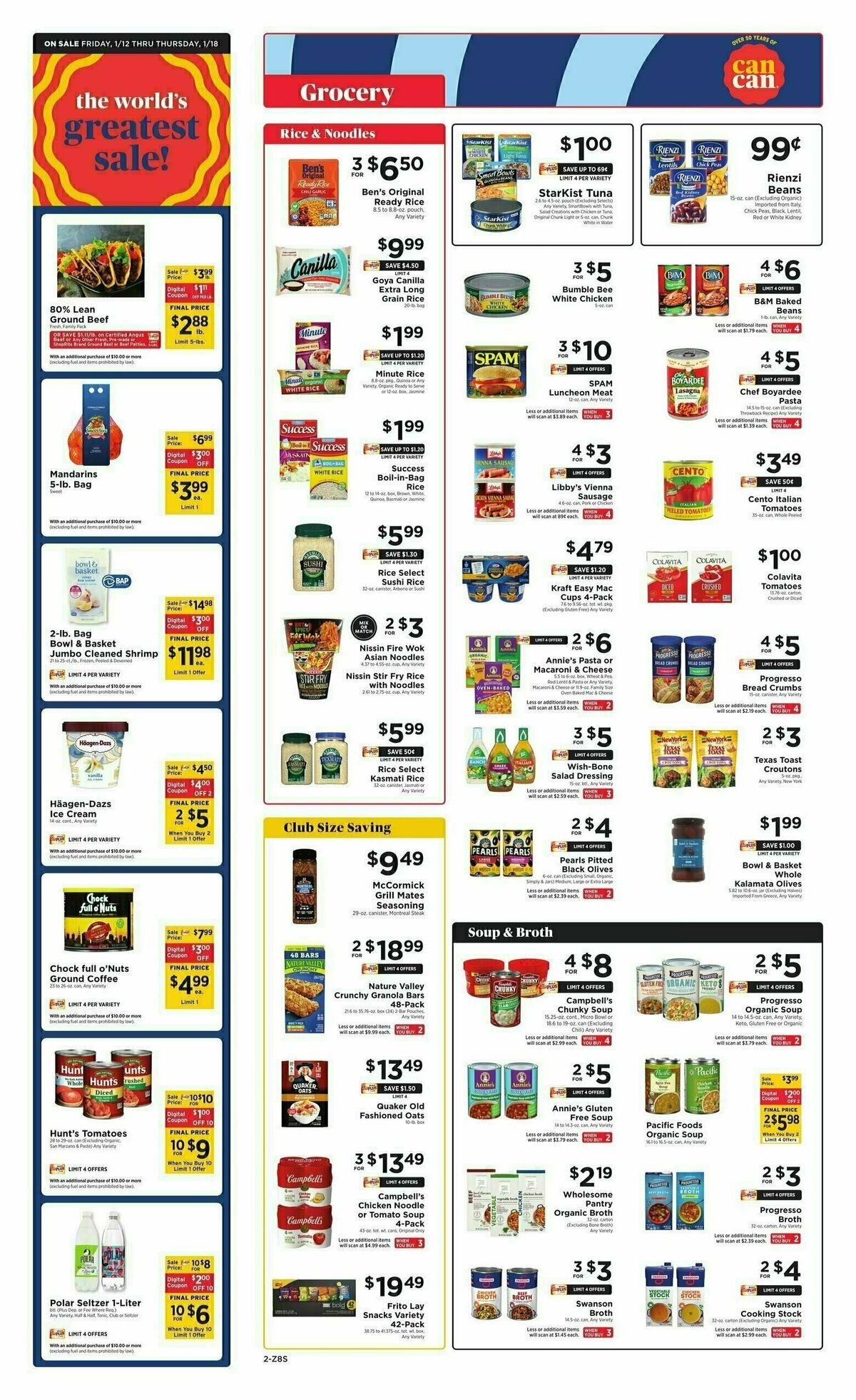 ShopRite Weekly Ad from January 12