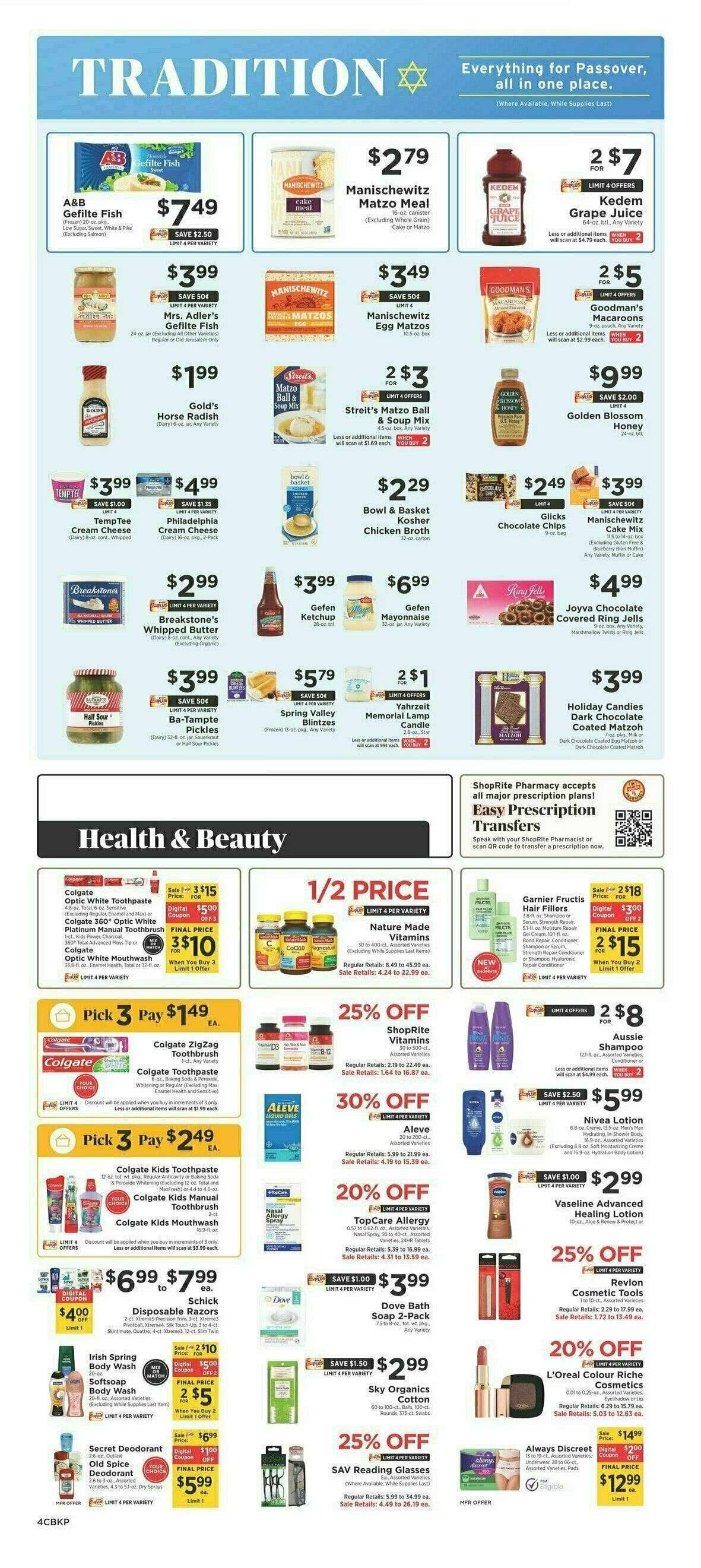 ShopRite Weekly Ad from March 29