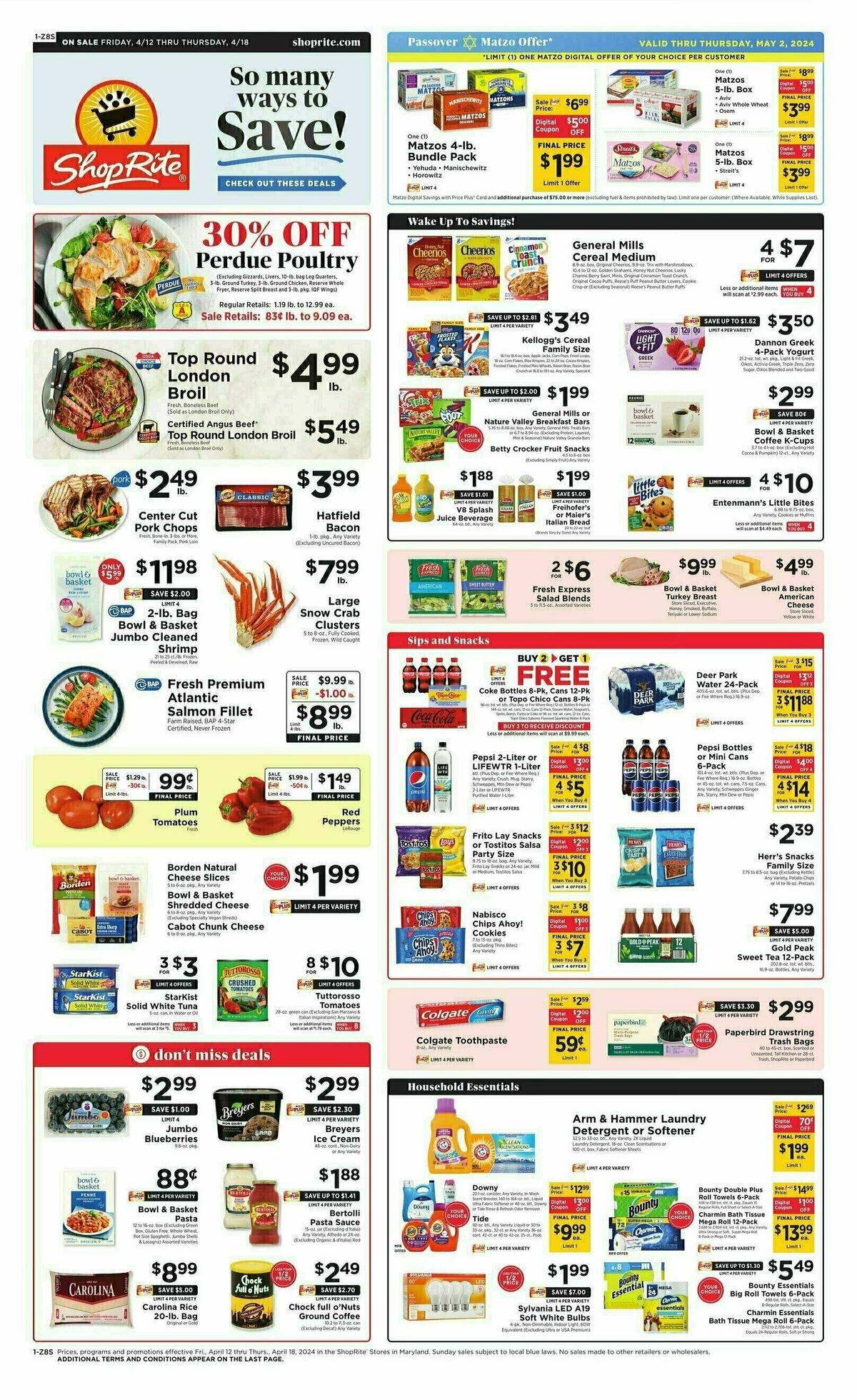 ShopRite Weekly Ad from April 12