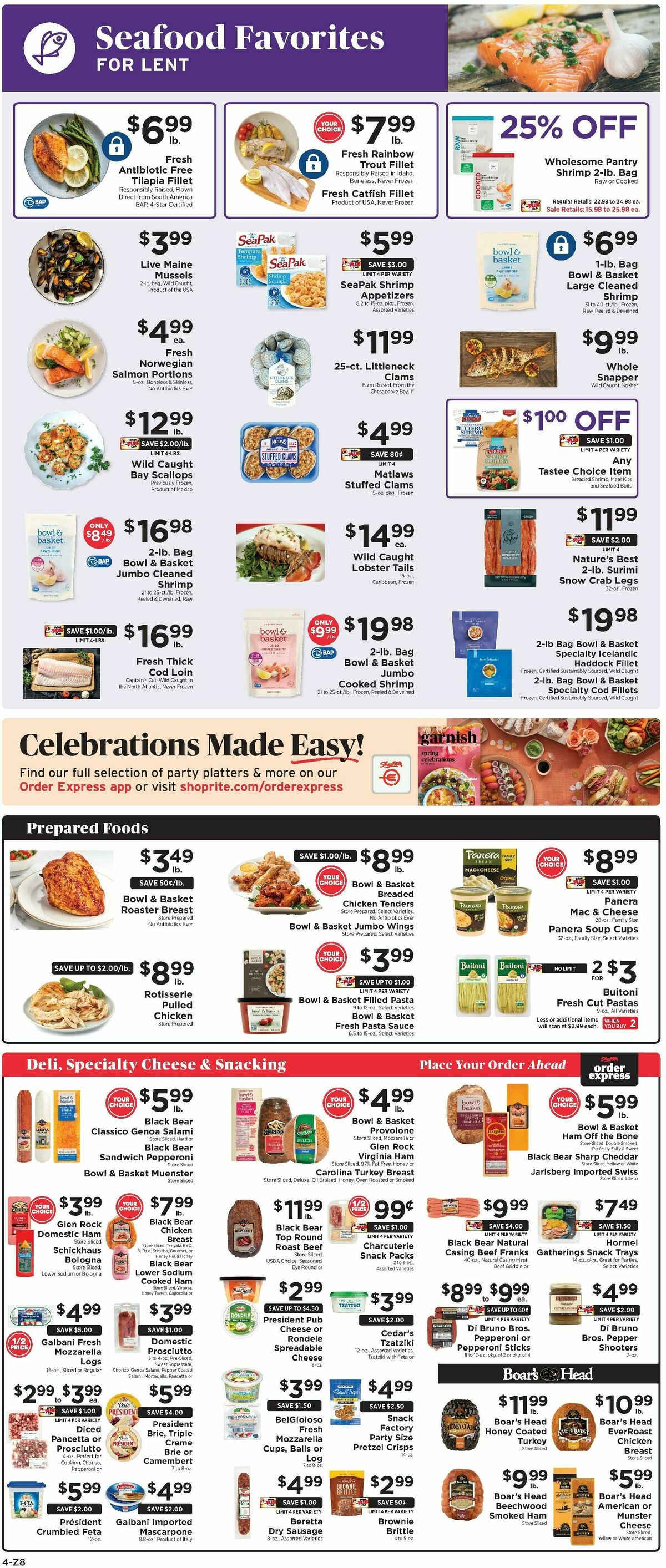 ShopRite Weekly Ad from March 28